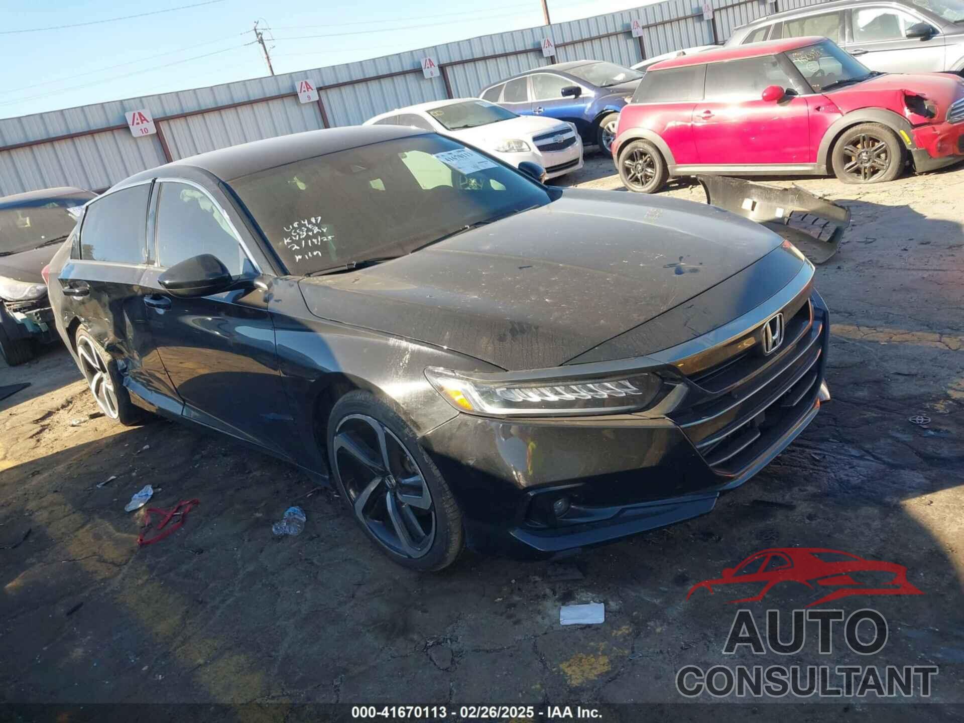 HONDA ACCORD 2022 - 1HGCV1F31NA115991