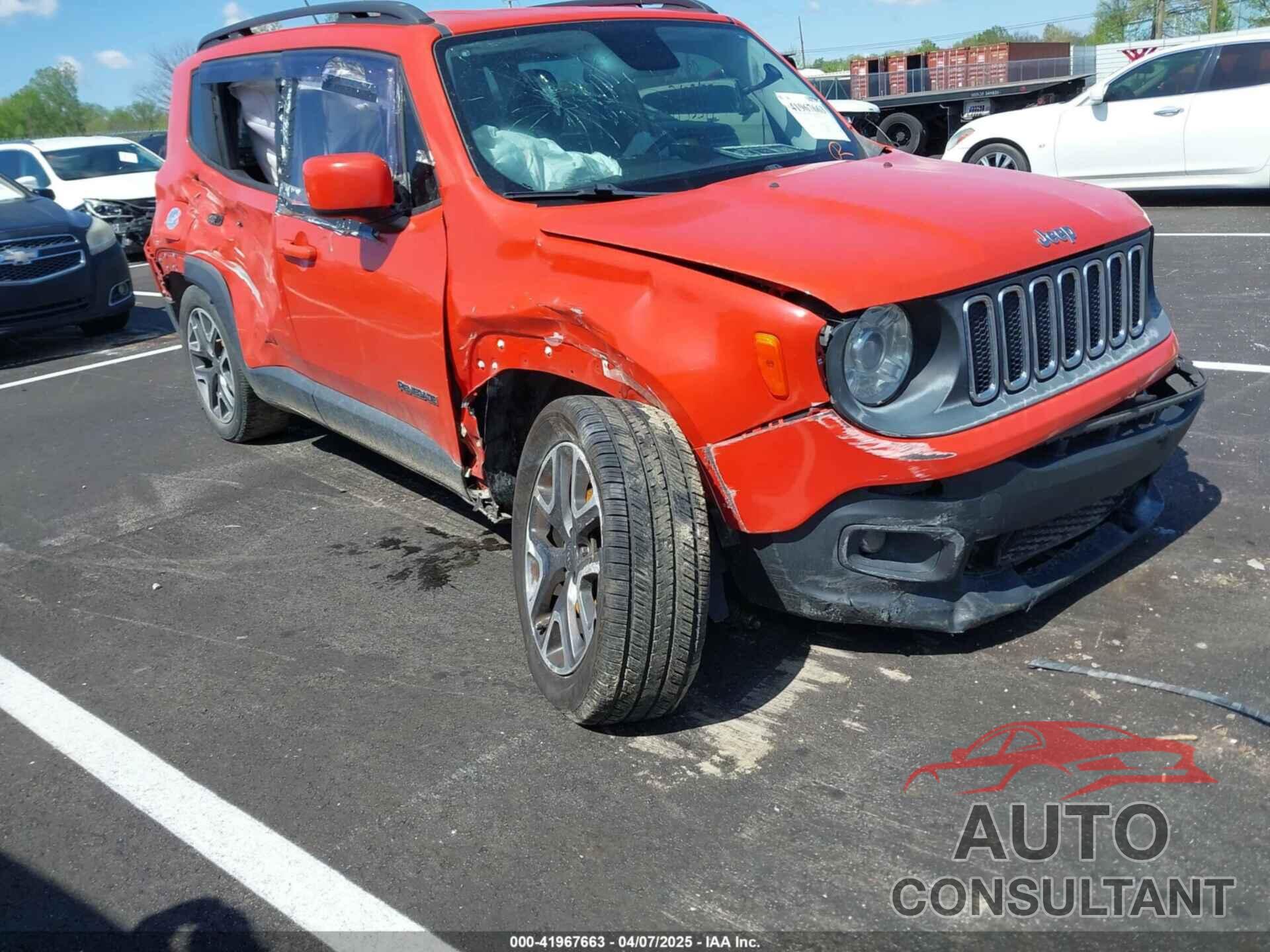 JEEP RENEGADE 2017 - ZACCJABB4HPG33377