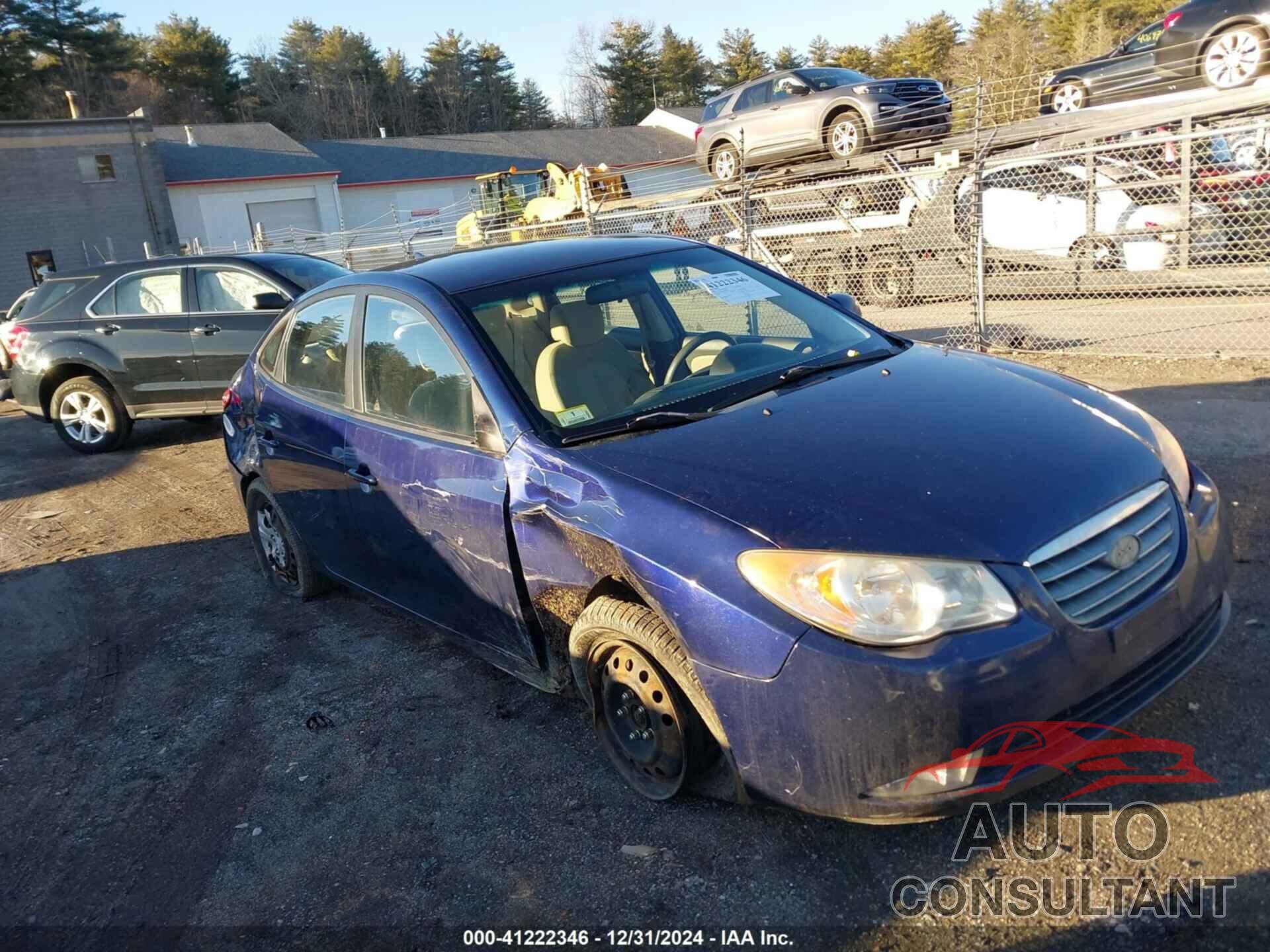 HYUNDAI ELANTRA 2009 - KMHDU46D19U716740
