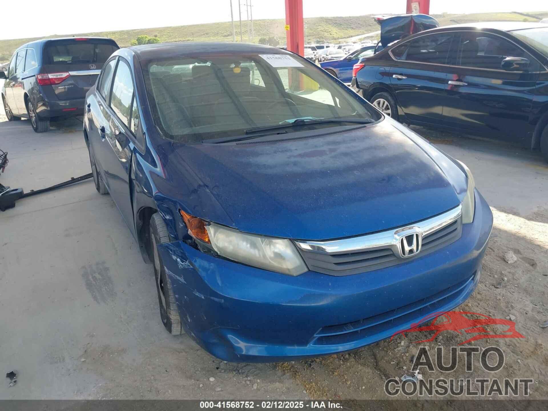 HONDA CIVIC 2012 - 19XFB2F59CE074922