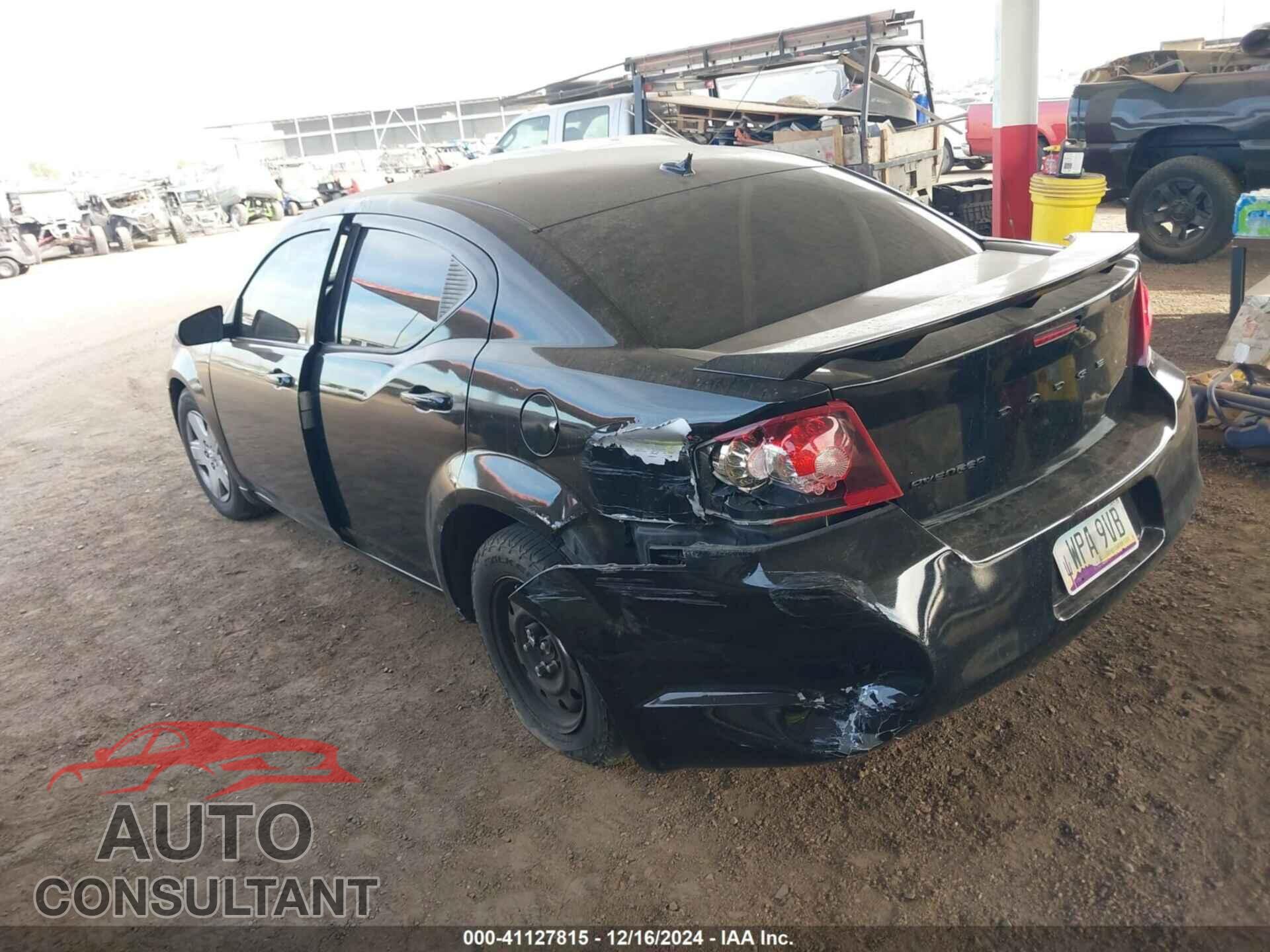 DODGE AVENGER 2013 - 1C3CDZAB6DN589557