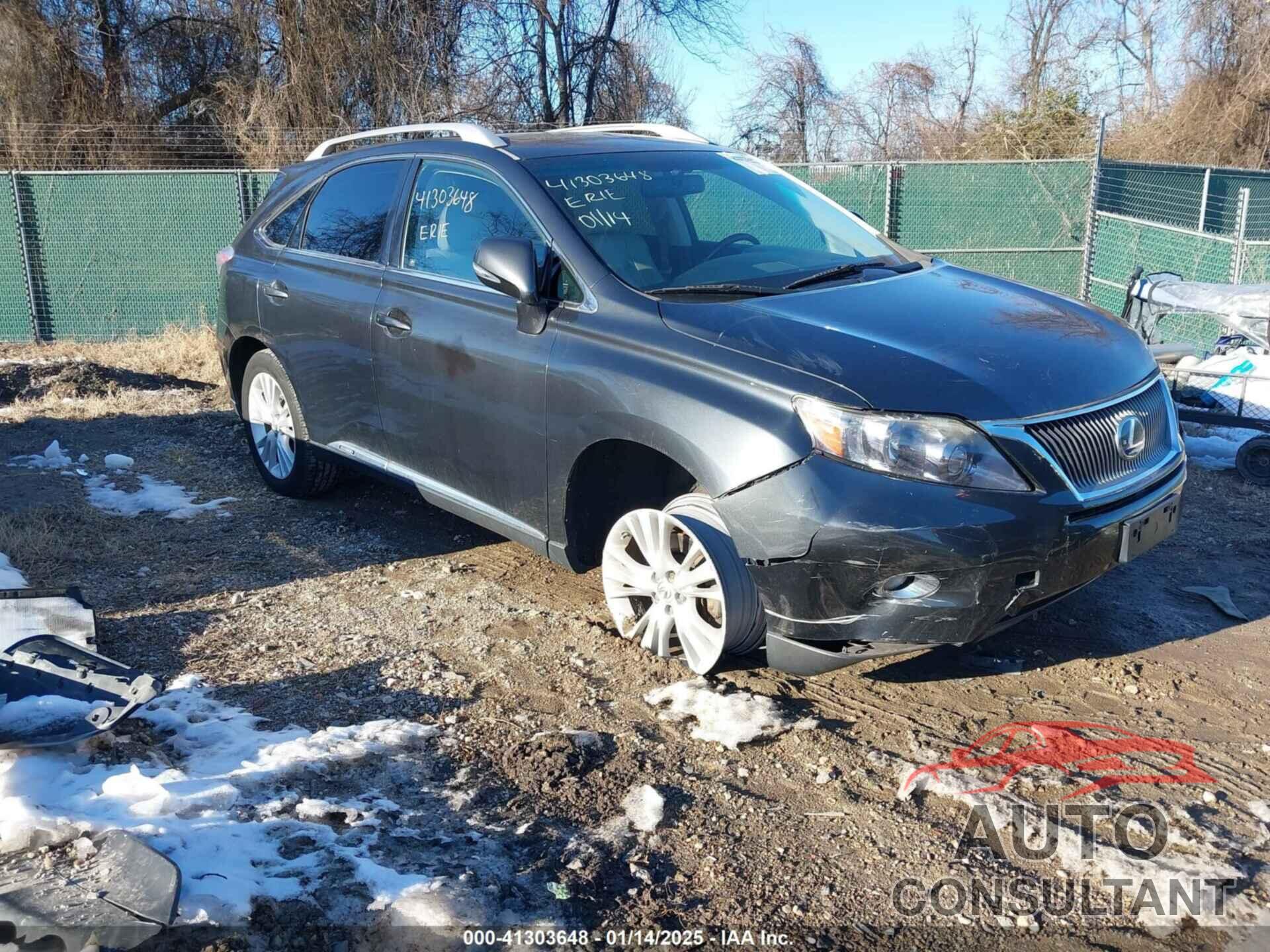 LEXUS RX 450H 2011 - JTJBC1BA1B2040071