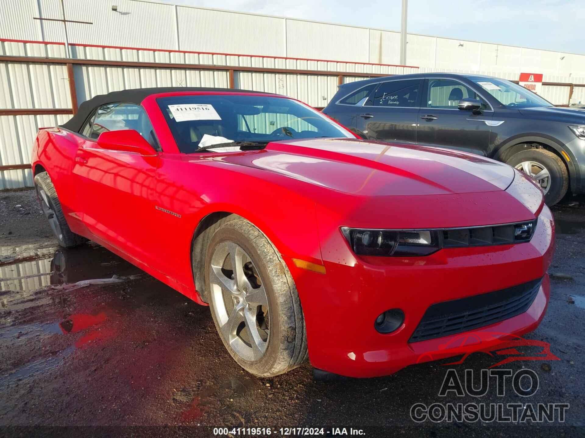 CHEVROLET CAMARO 2014 - 2G1FC3D37E9185810