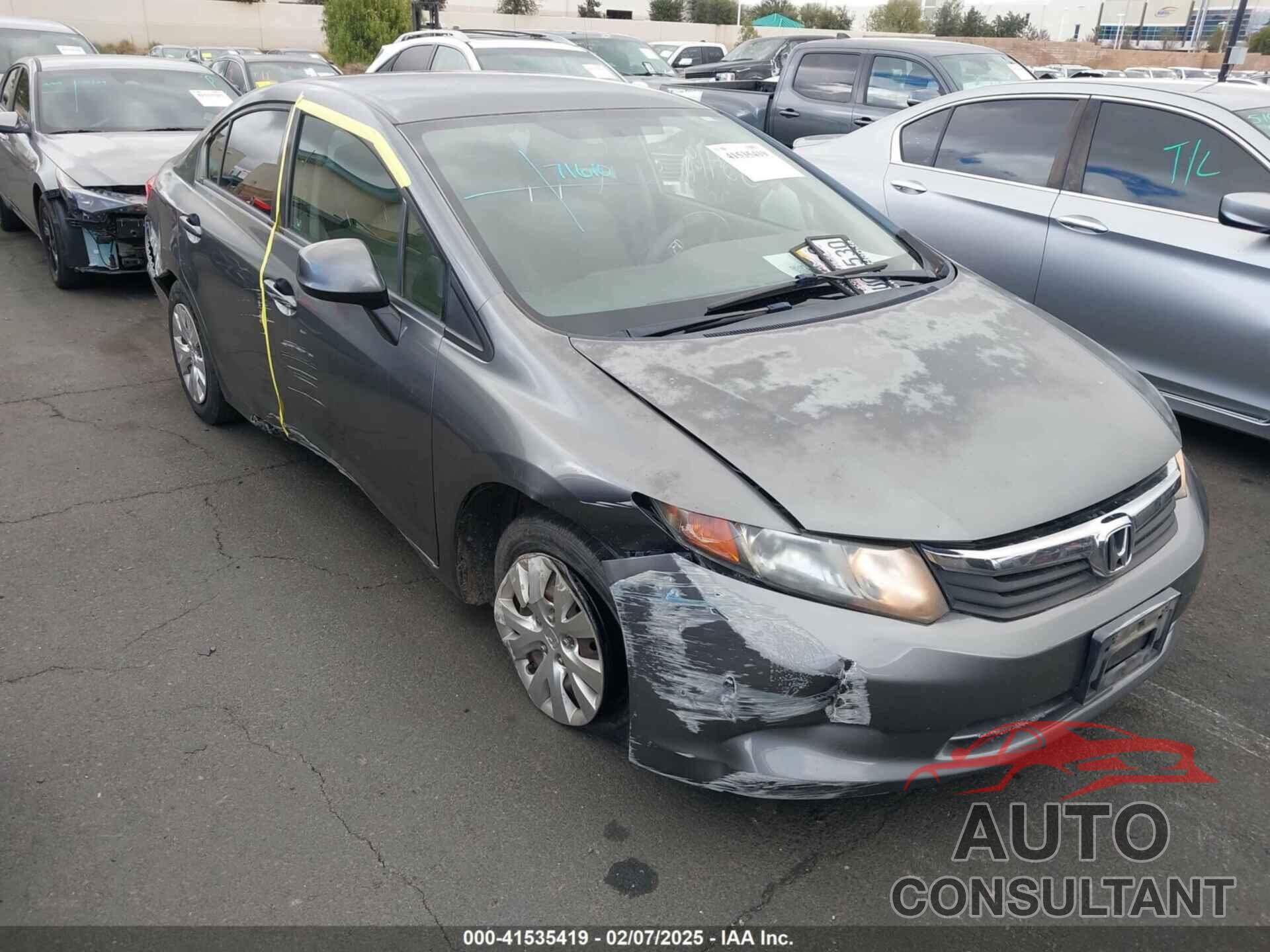 HONDA CIVIC 2012 - JHMFB2F5XCS005376