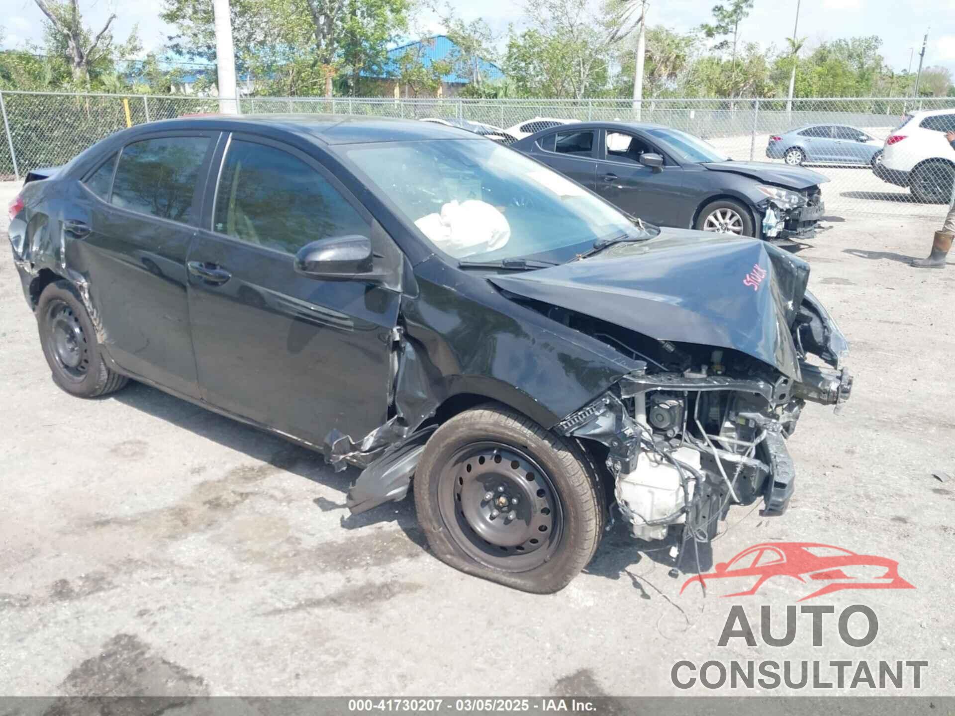 TOYOTA COROLLA 2017 - 2T1BURHEXHC819441