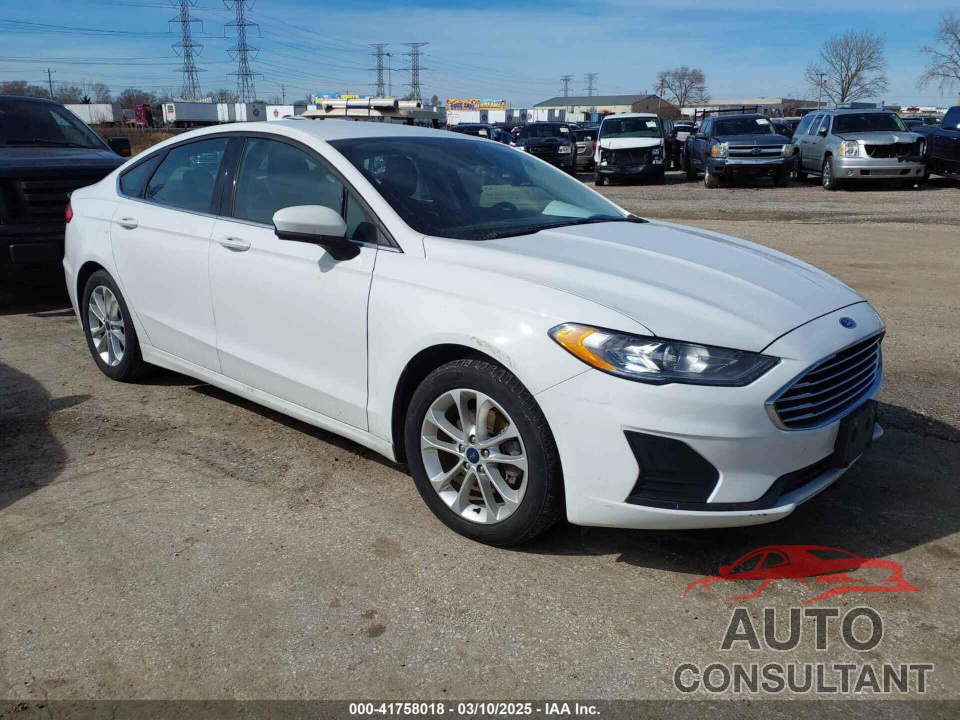 FORD FUSION 2019 - 3FA6P0HD3KR215491