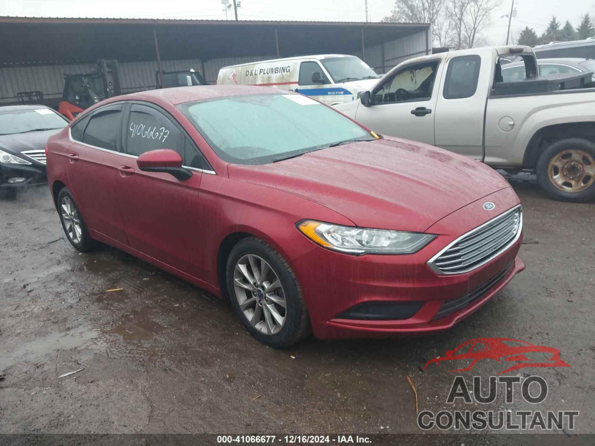 FORD FUSION 2017 - 3FA6P0H76HR146976