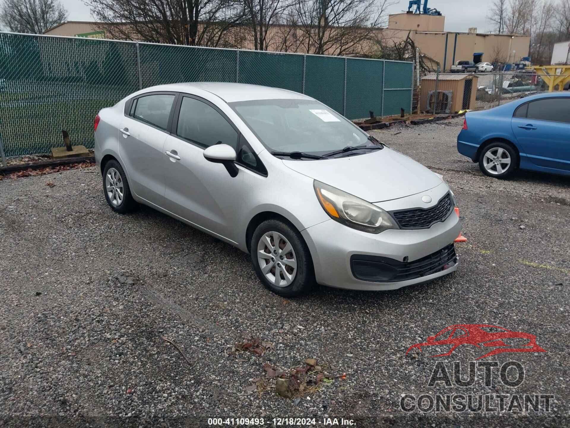 KIA RIO 2013 - KNADM4A3XD6164474