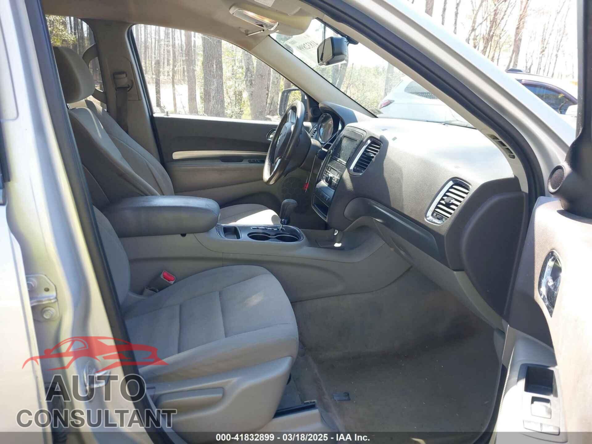 DODGE DURANGO 2011 - 1D4RD2GG3BC741886