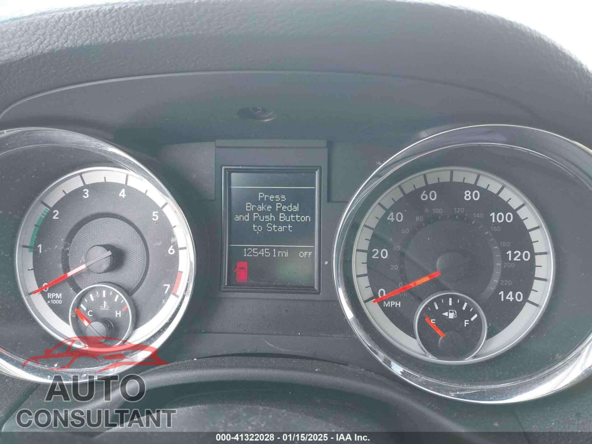 DODGE DURANGO 2011 - 1D4RE4GG0BC654195
