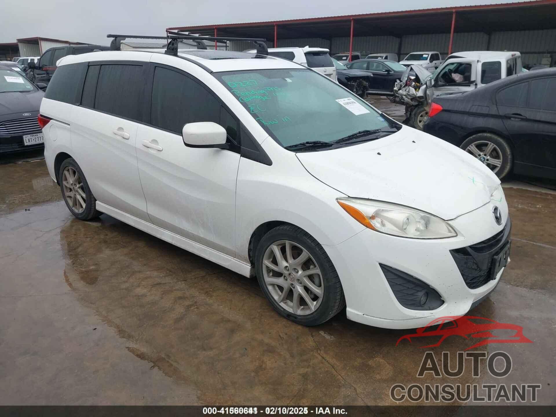 MAZDA MAZDA5 2012 - JM1CW2CL8C0138418