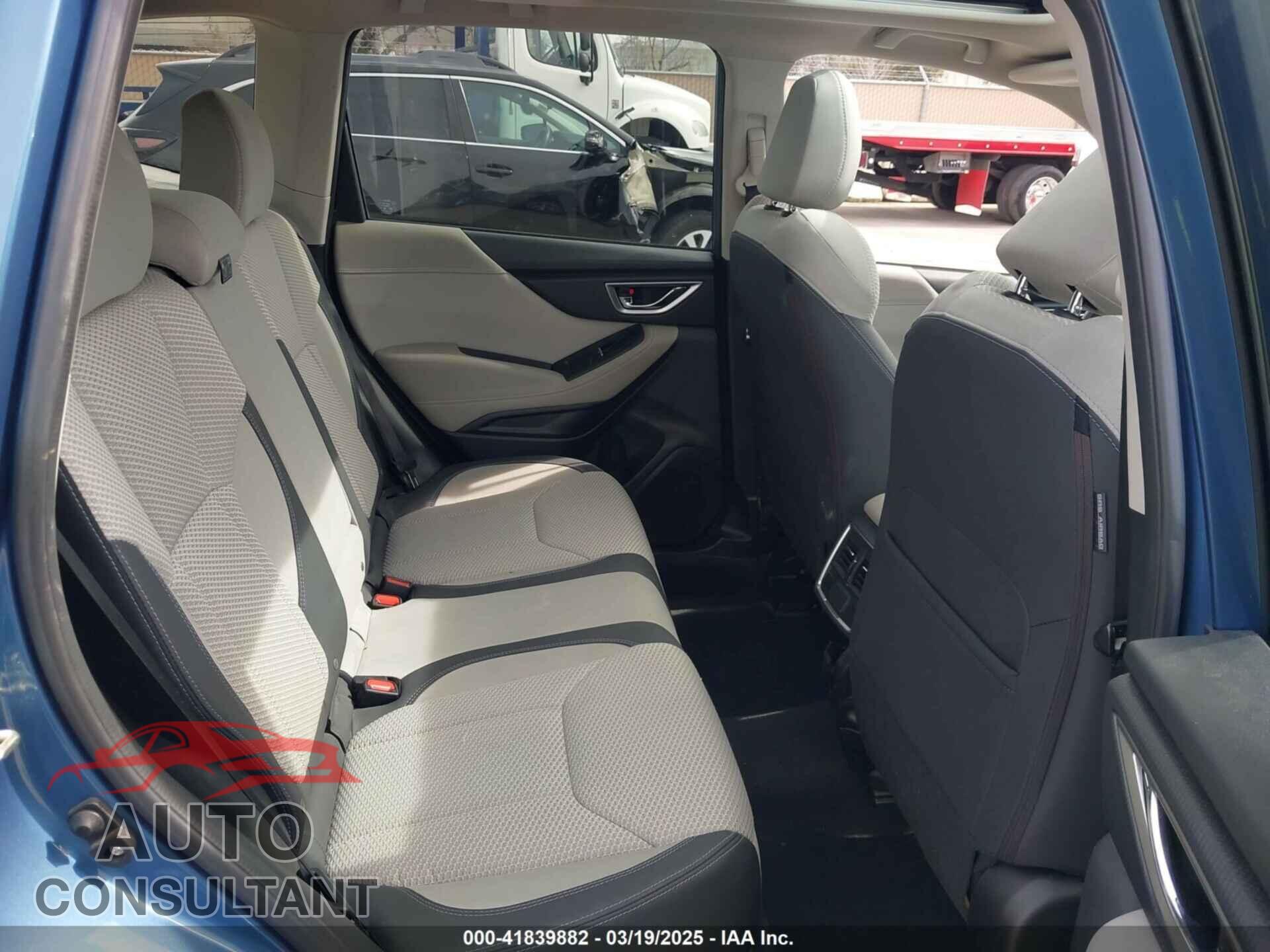 SUBARU FORESTER 2019 - JF2SKAEC0KH522113