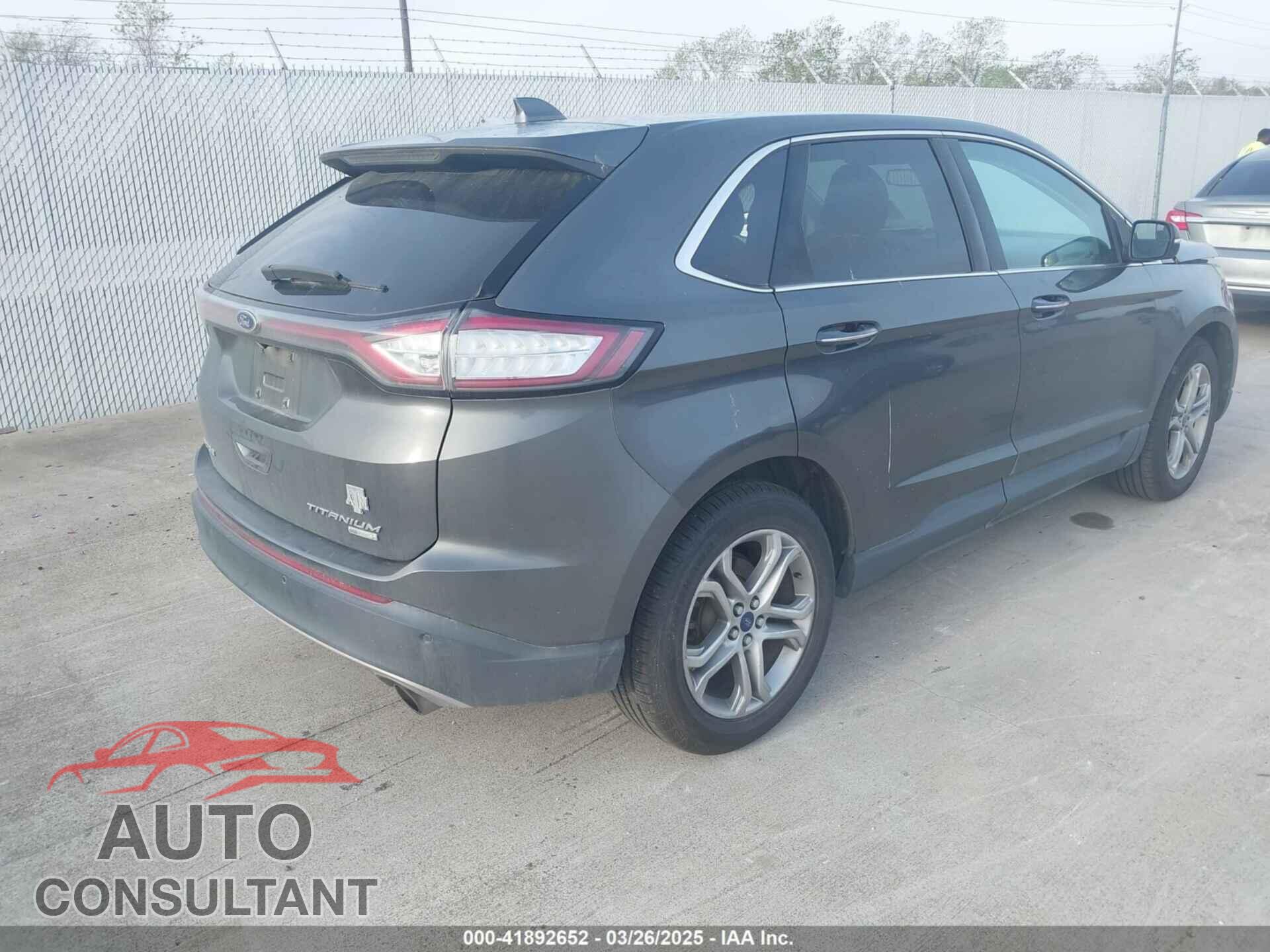 FORD EDGE 2015 - 2FMTK3K91FBB28657