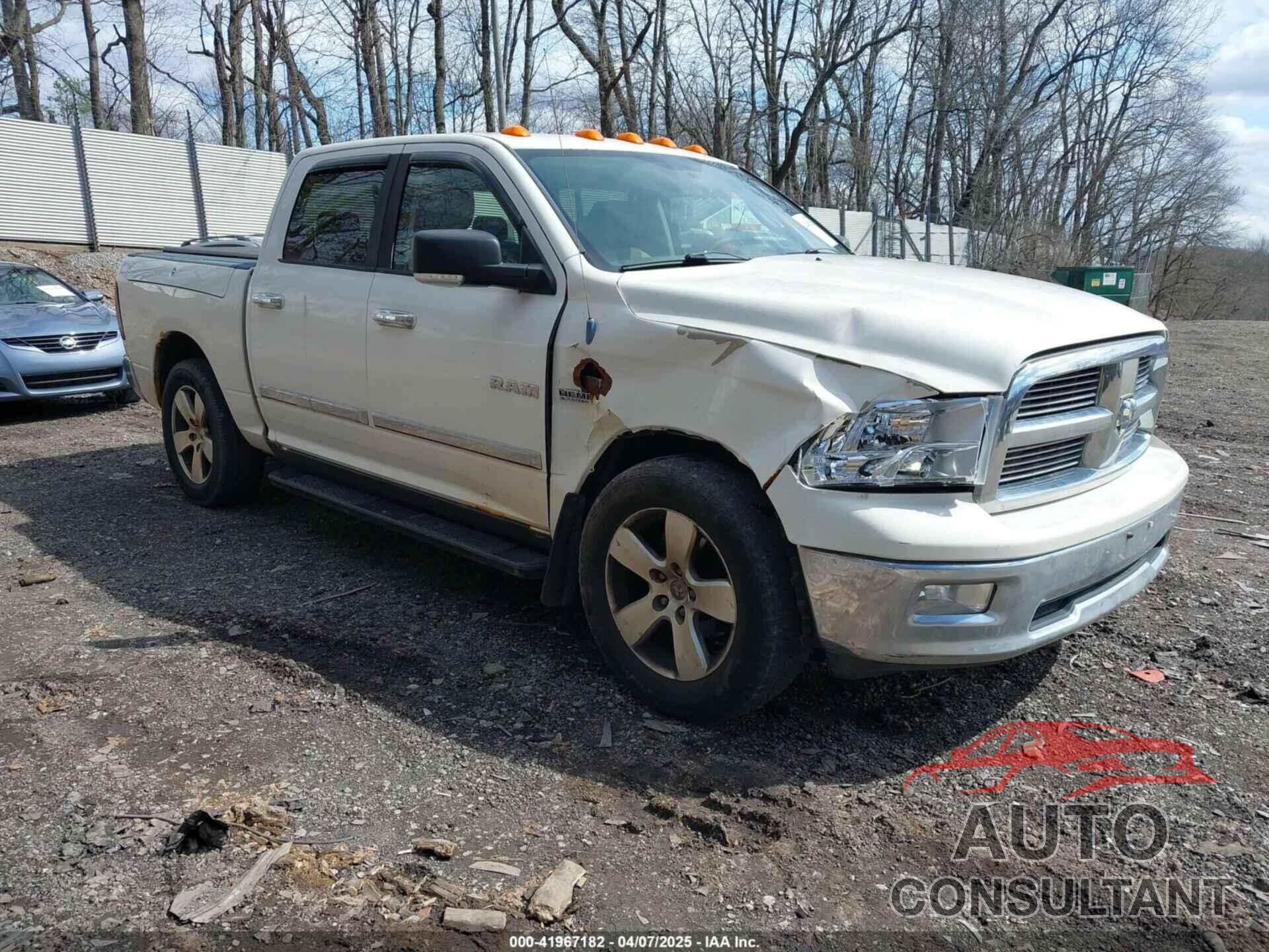 DODGE RAM 1500 2009 - 1D3HV13T19J517175