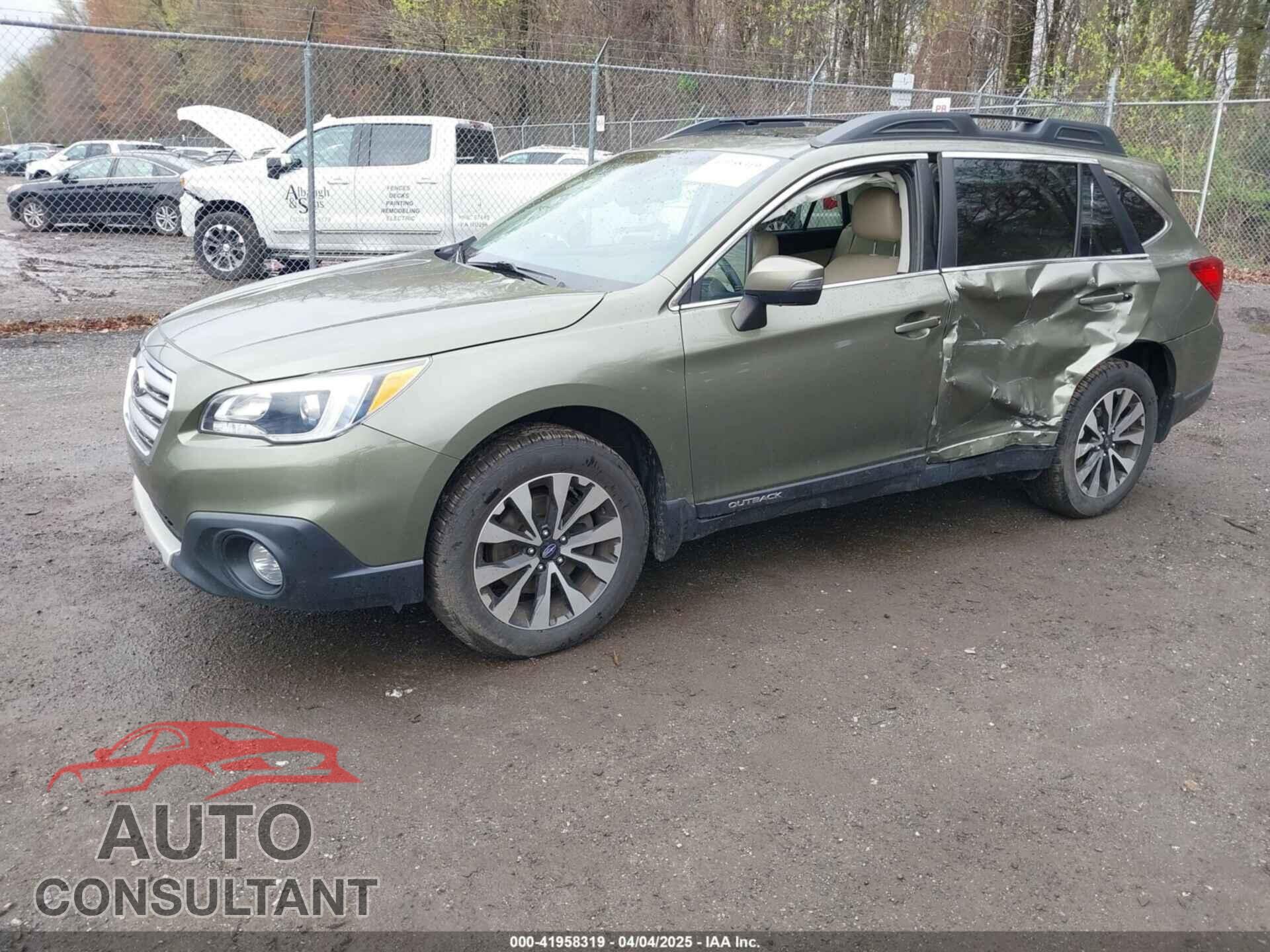 SUBARU OUTBACK 2017 - 4S4BSANC3H3228432