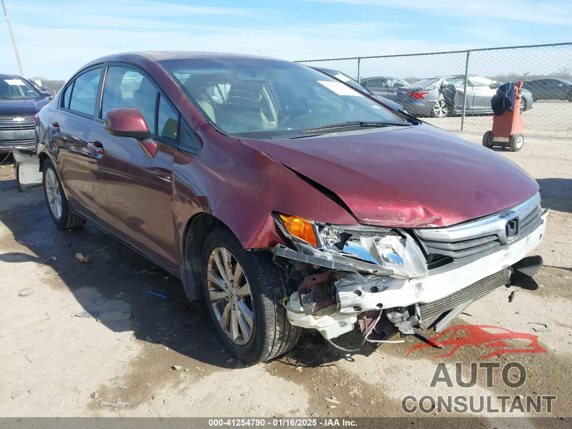 HONDA CIVIC 2012 - 2HGFB2F83CH591794