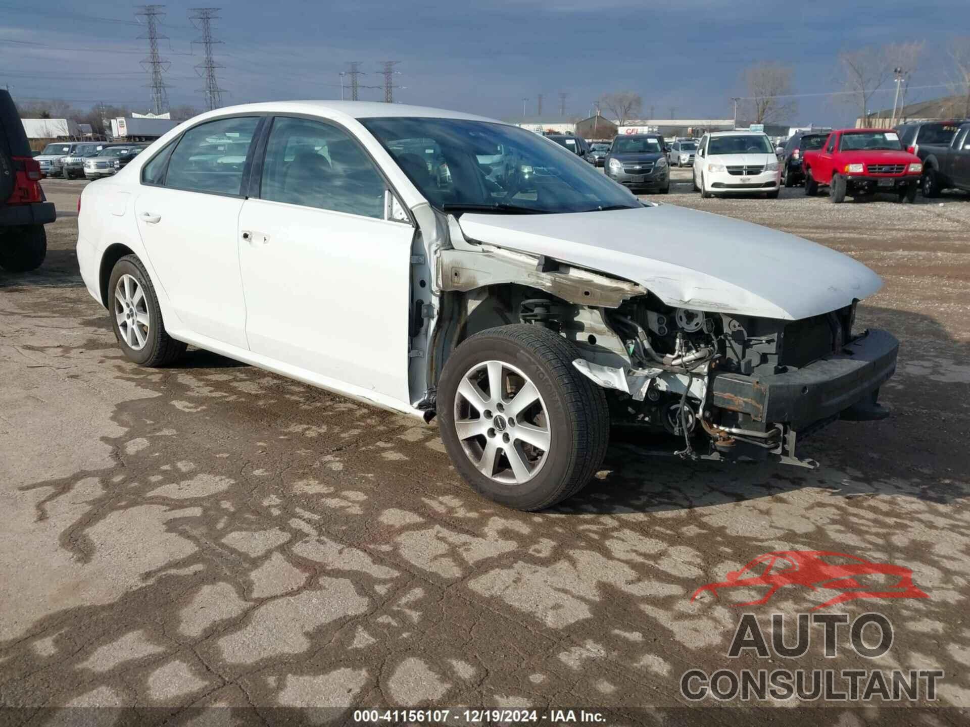 VOLKSWAGEN PASSAT 2012 - 1VWAP7A37CC005245