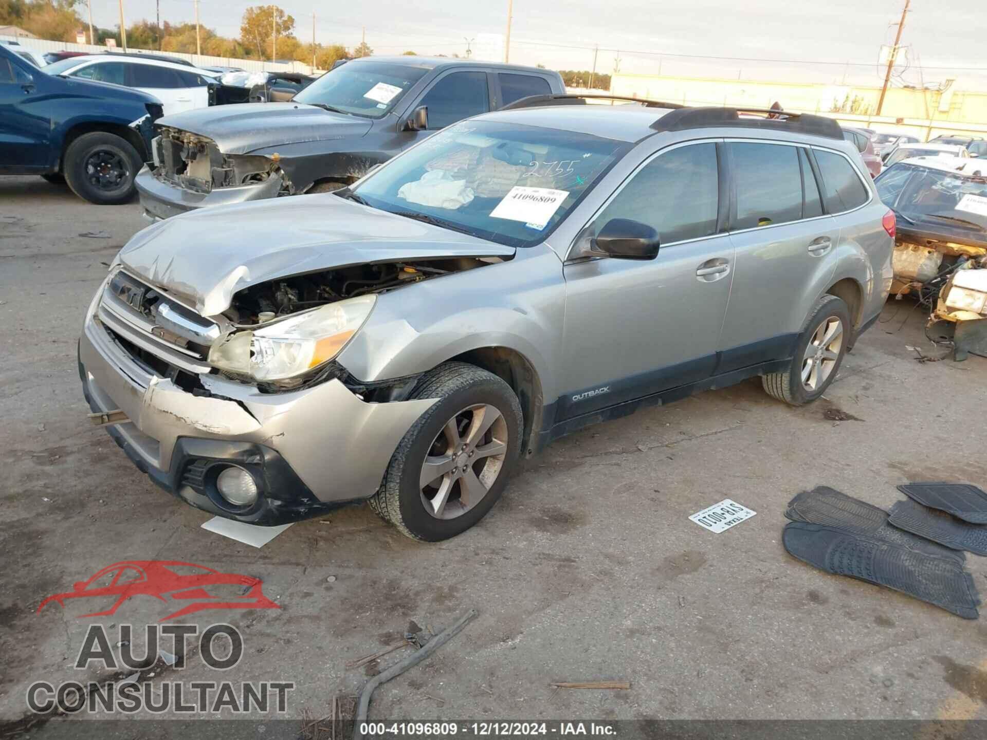 SUBARU OUTBACK 2014 - 4S4BRBAC4E3222755