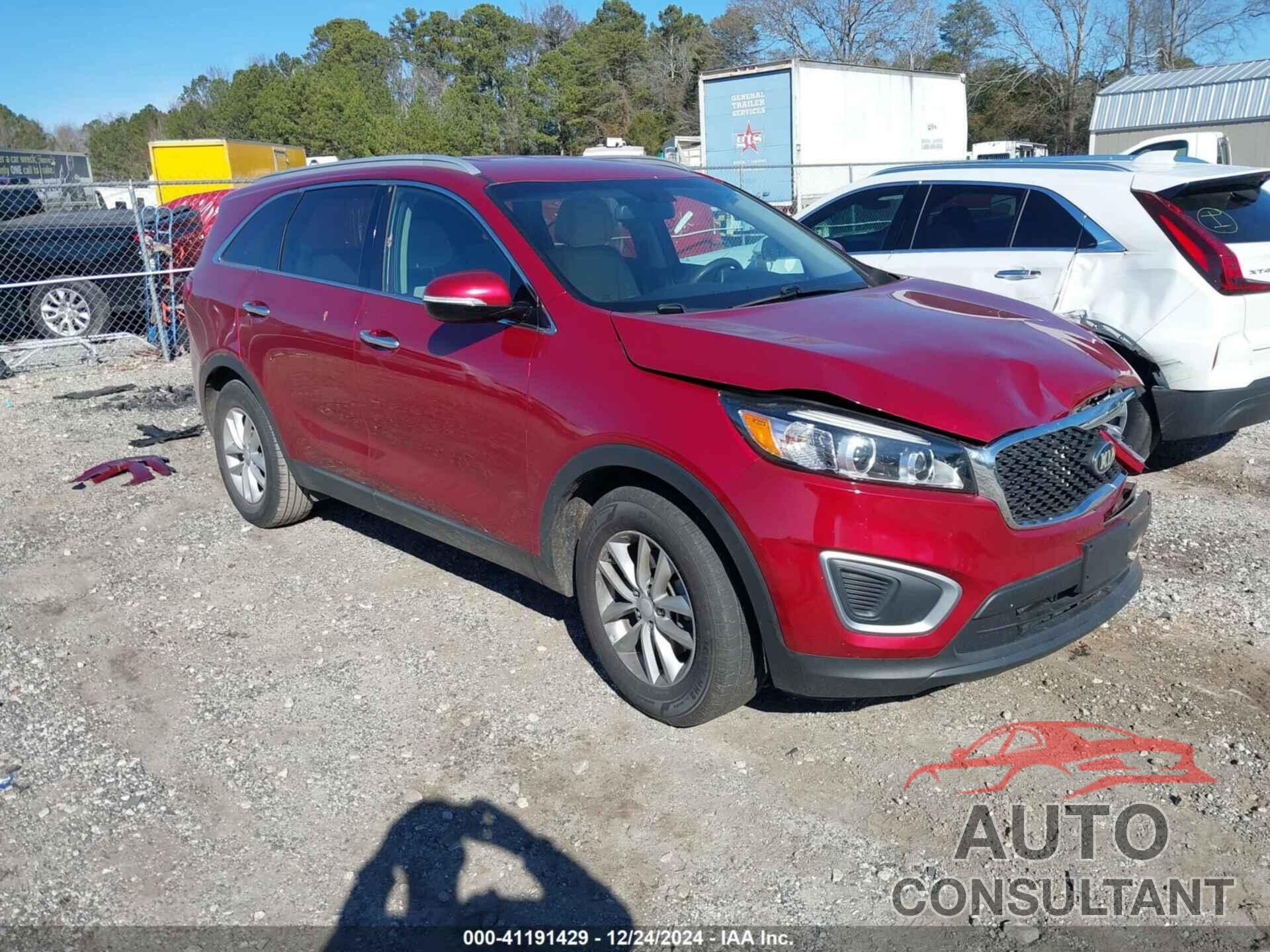 KIA SORENTO 2017 - 5XYPG4A58HG194584
