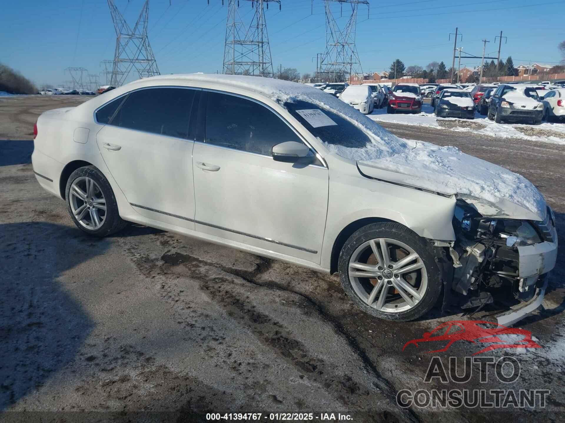 VOLKSWAGEN PASSAT 2013 - 1VWCN7A37DC134487