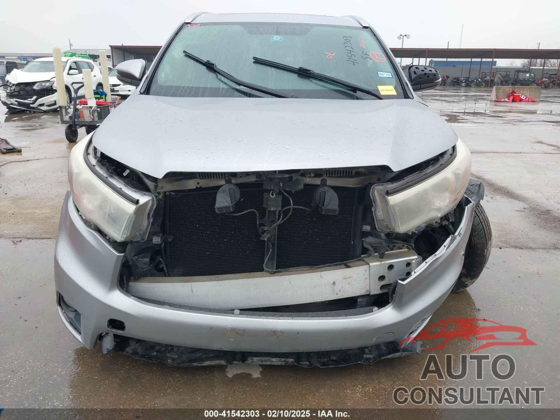 TOYOTA HIGHLANDER 2015 - 5TDKKRFH9FS076259