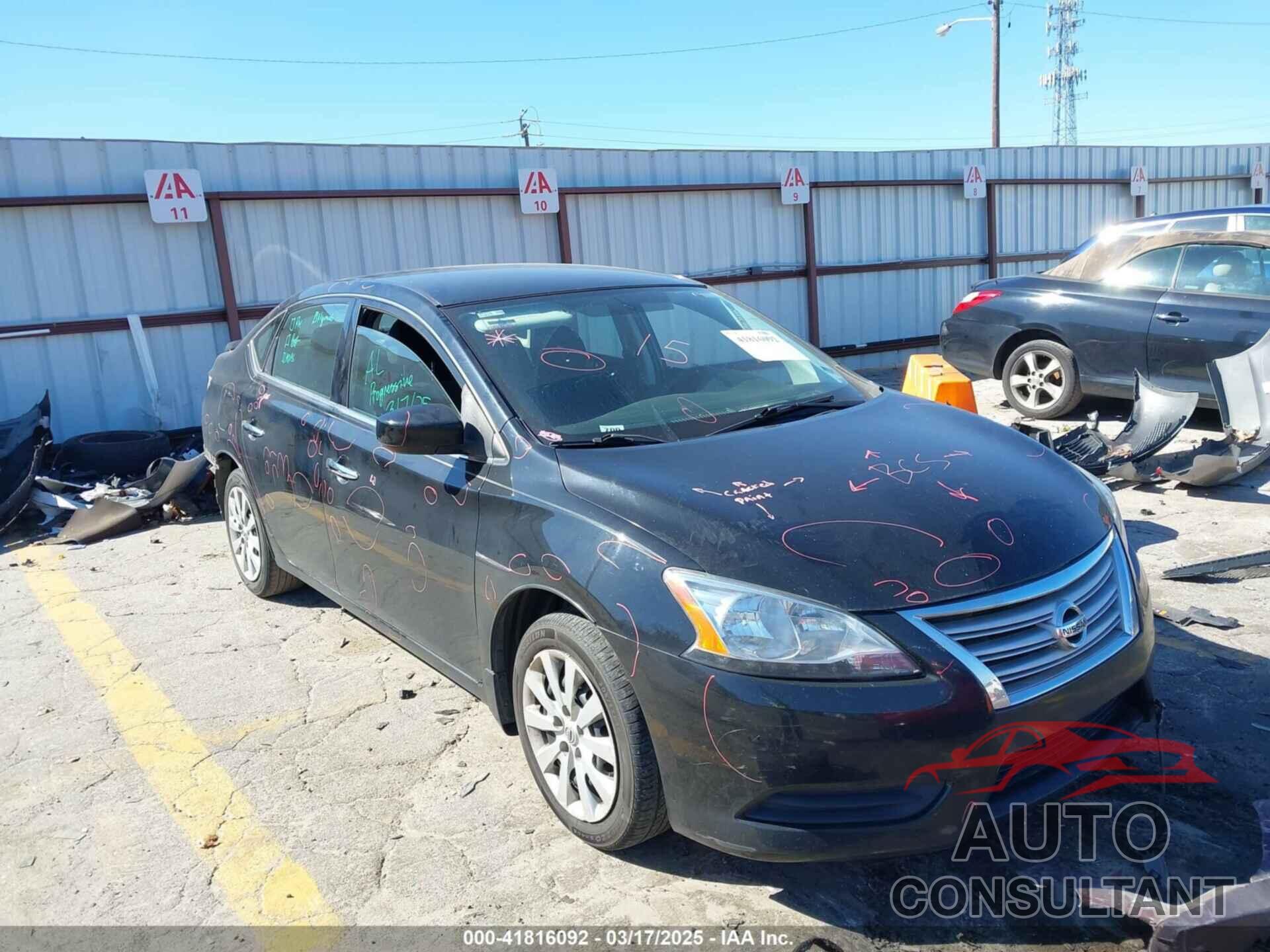 NISSAN SENTRA 2015 - 3N1AB7AP7FY234530