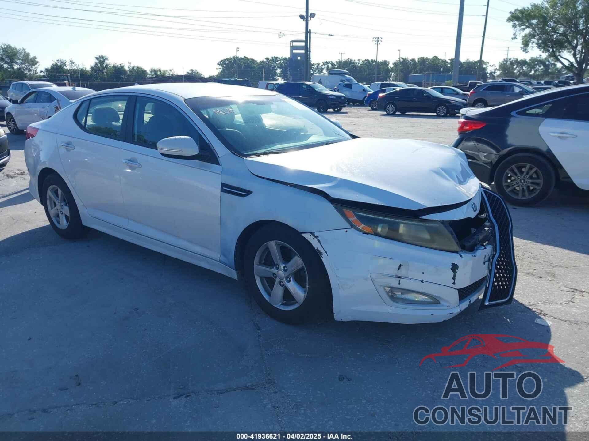 KIA OPTIMA 2014 - KNAGM4A71E5484323