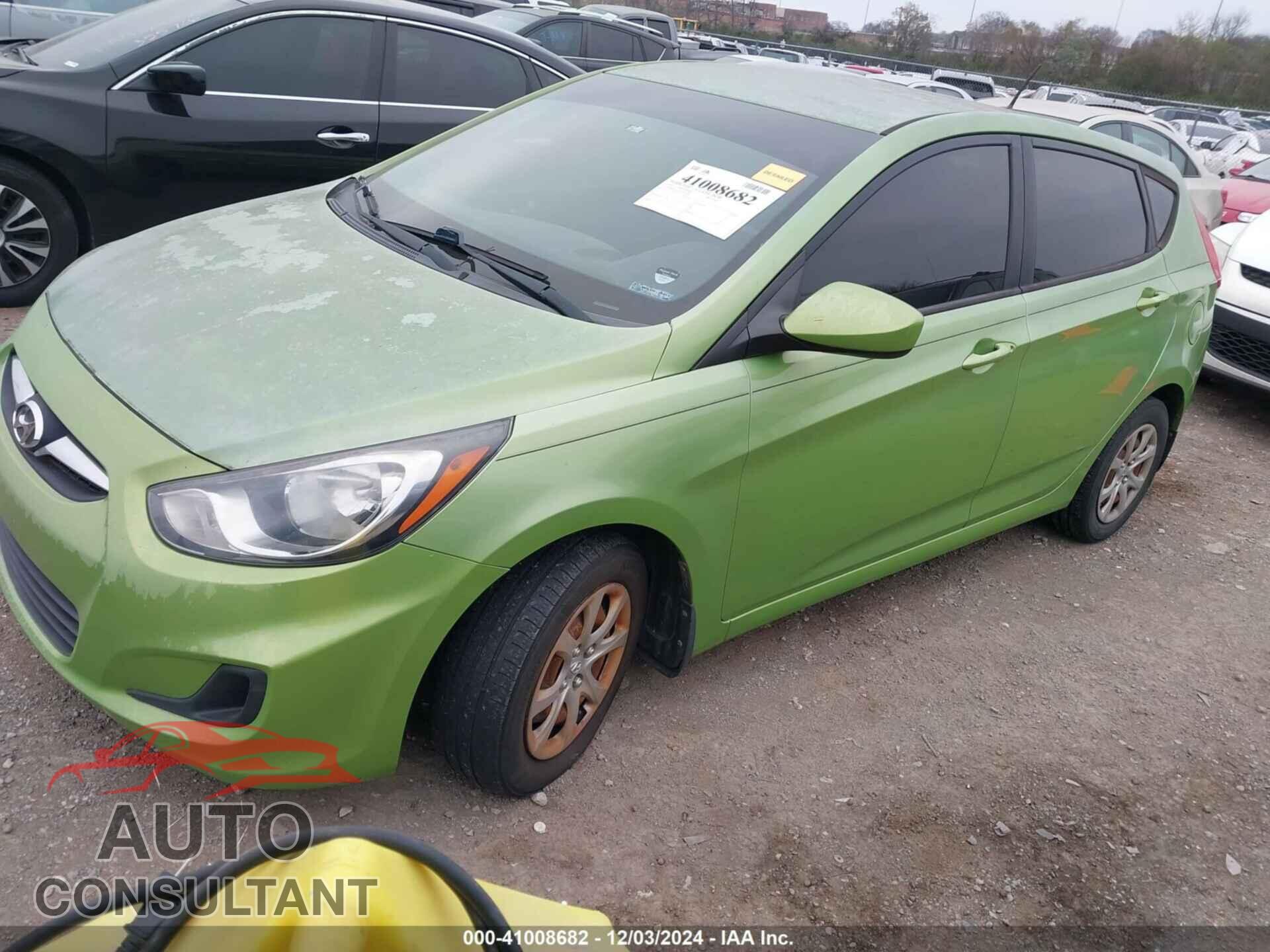 HYUNDAI ACCENT 2012 - KMHCT5AE0CU025873