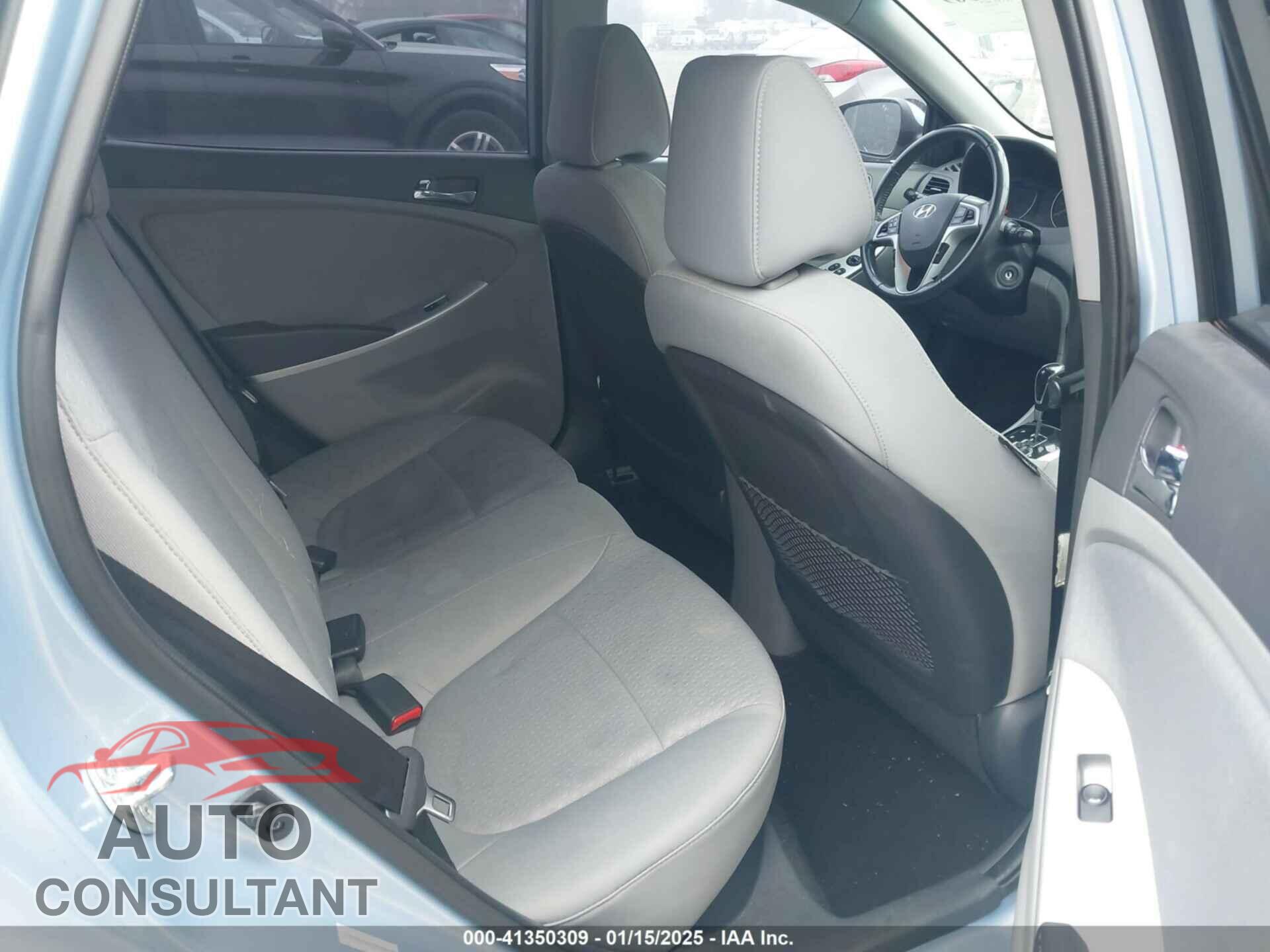 HYUNDAI ACCENT 2013 - KMHCU5AE3DU132009