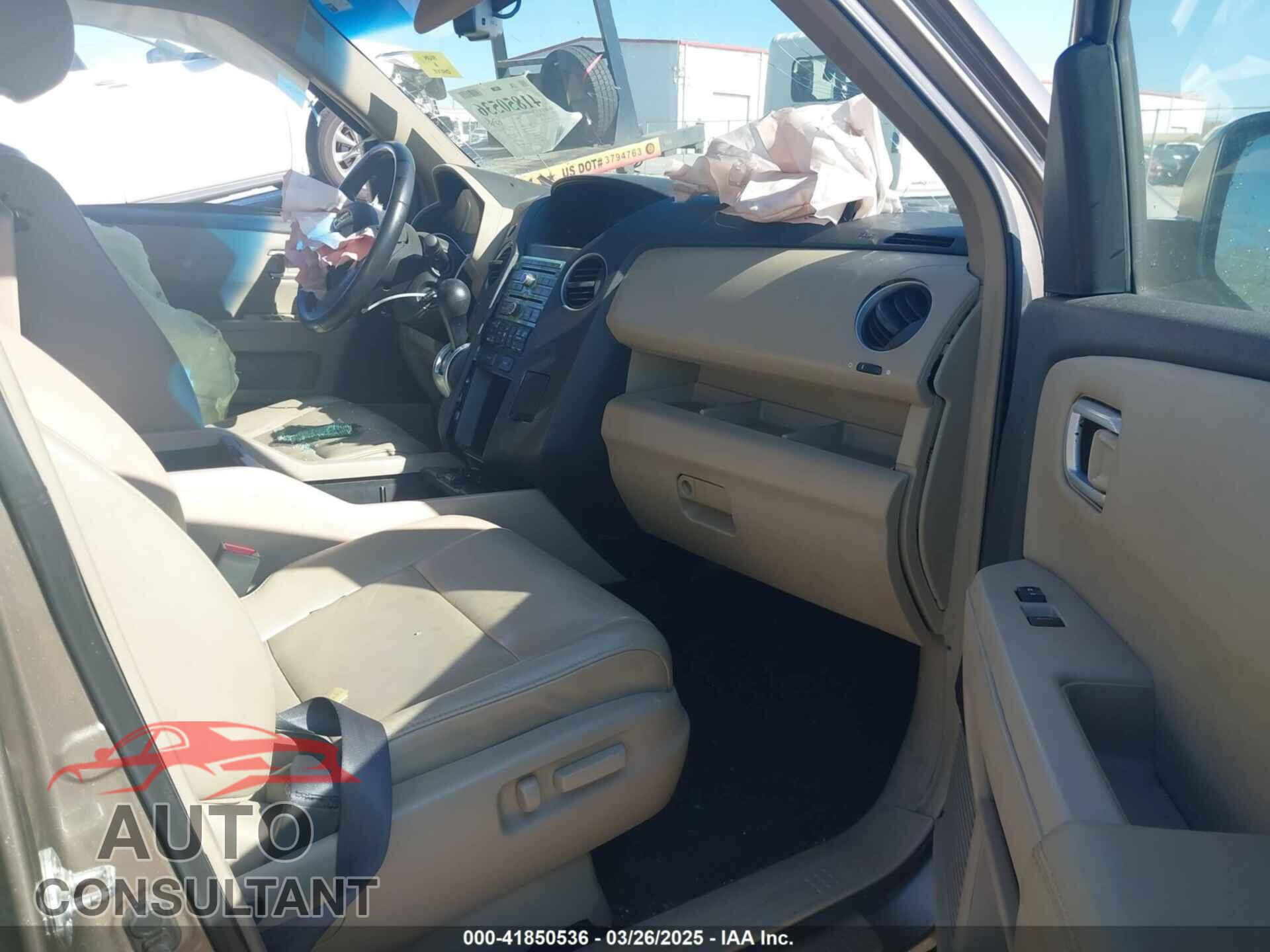 HONDA PILOT 2009 - 5FNYF48659B017635