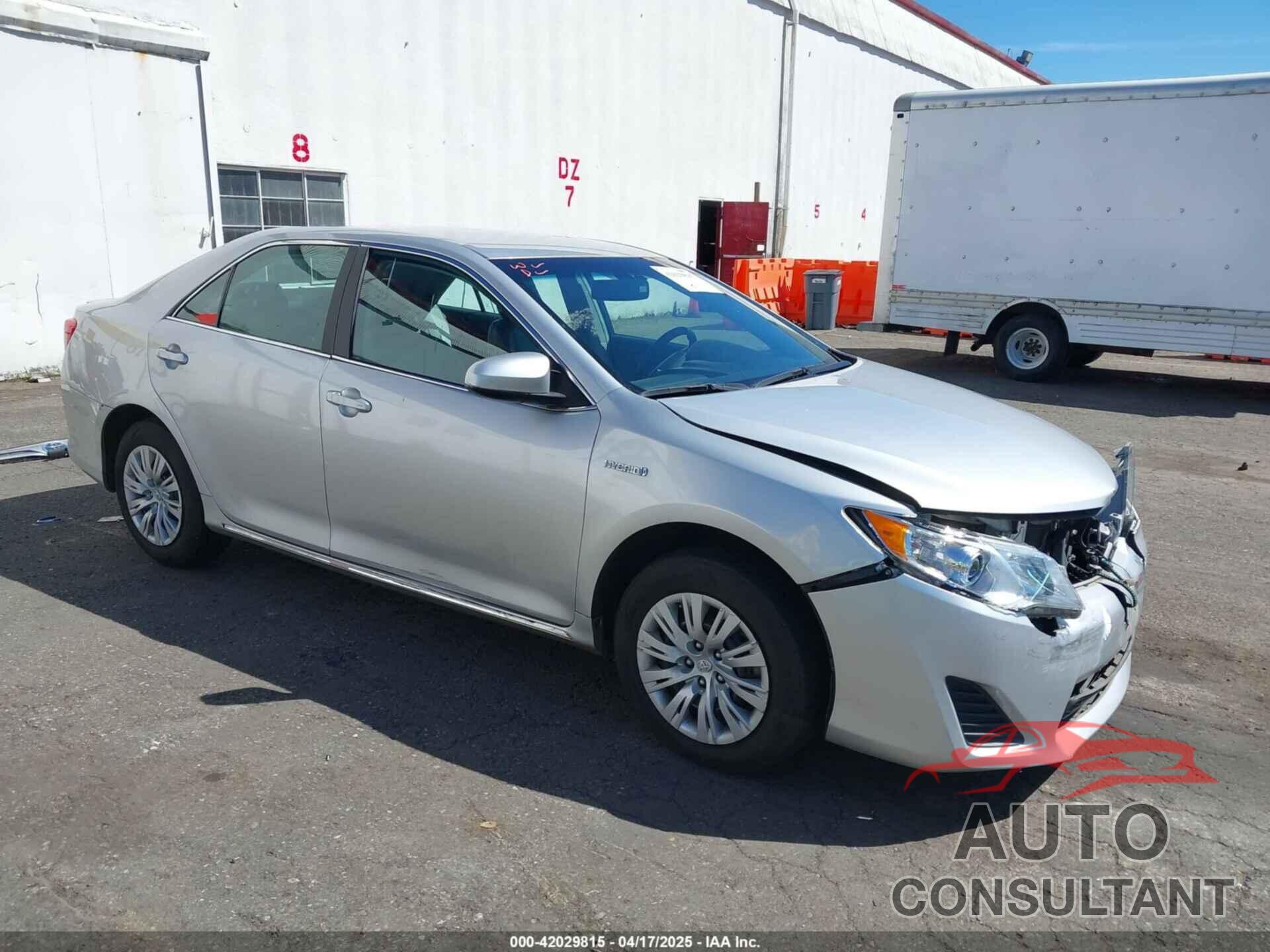 TOYOTA CAMRY HYBRID 2012 - 4T1BD1FKXCU011737