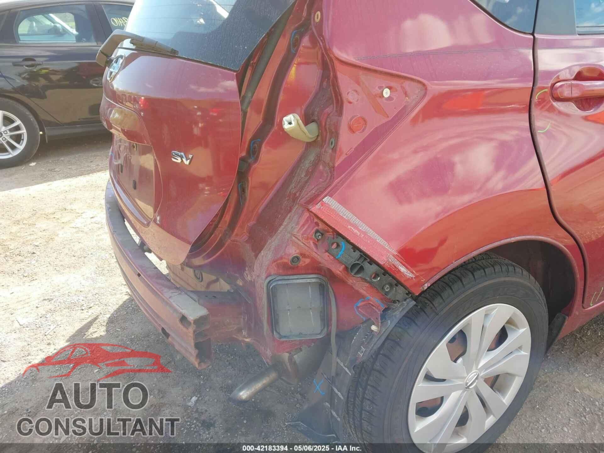 NISSAN VERSA NOTE 2017 - 3N1CE2CP3HL374073