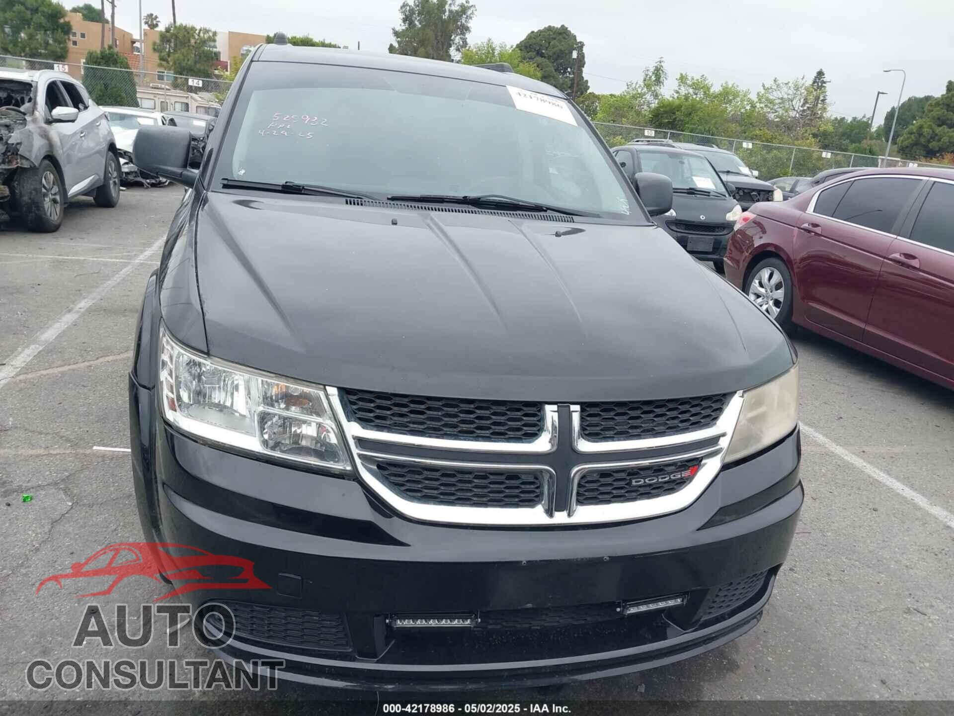 DODGE JOURNEY 2017 - 3C4PDCAB9HT676305