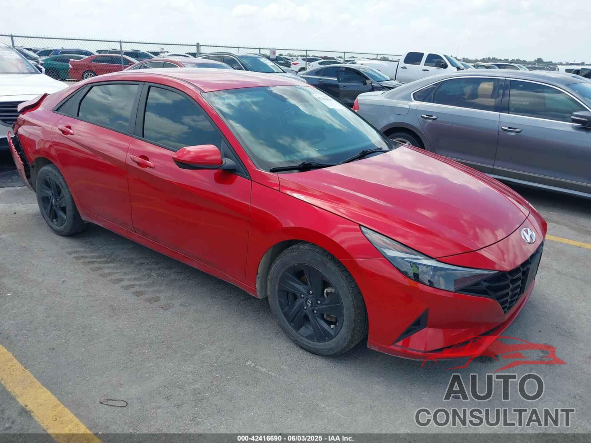HYUNDAI ELANTRA 2021 - 5NPLM4AG9MH006408