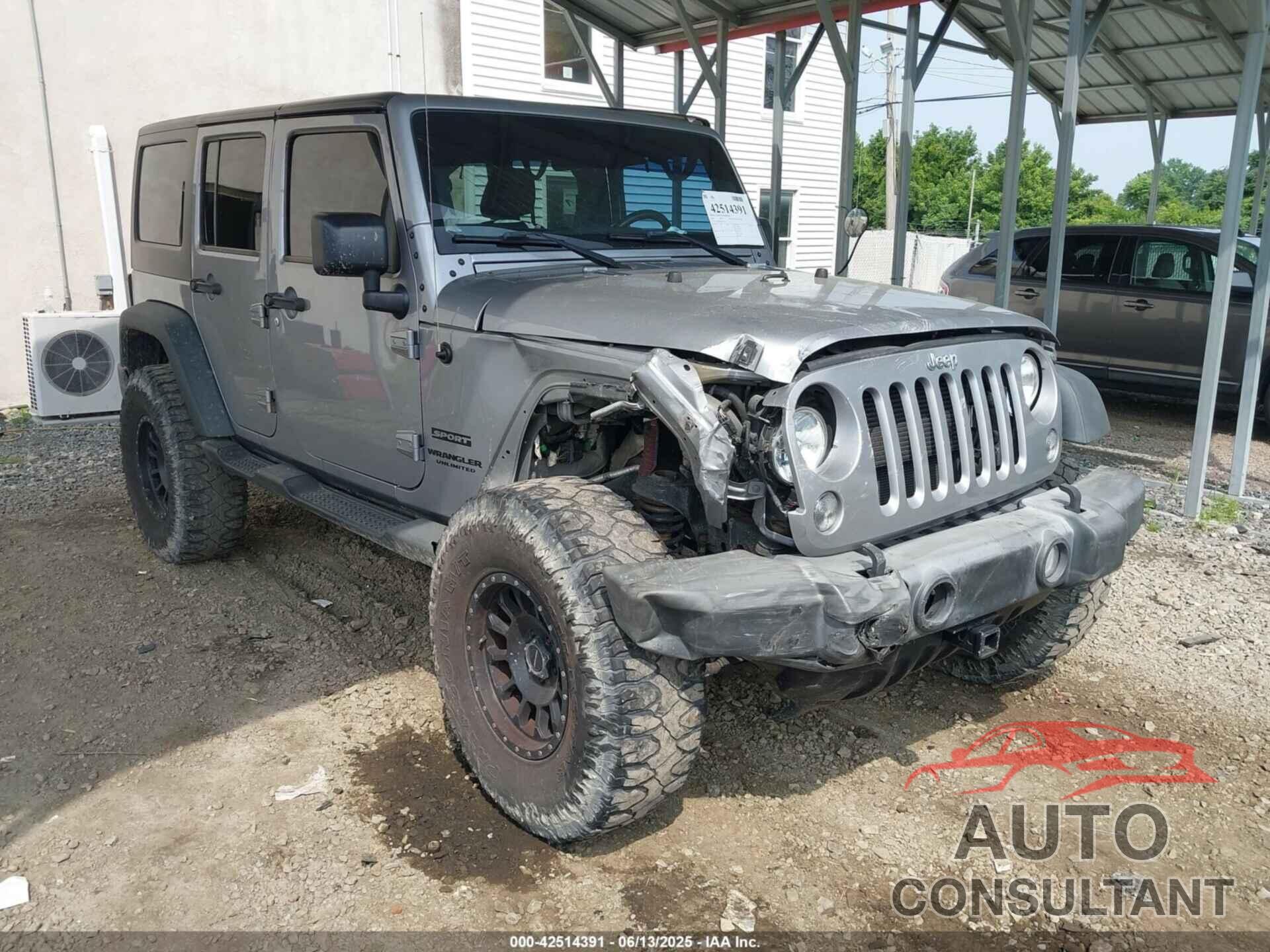 JEEP WRANGLER UNLIMITED 2015 - 1C4HJWDG3FL762241