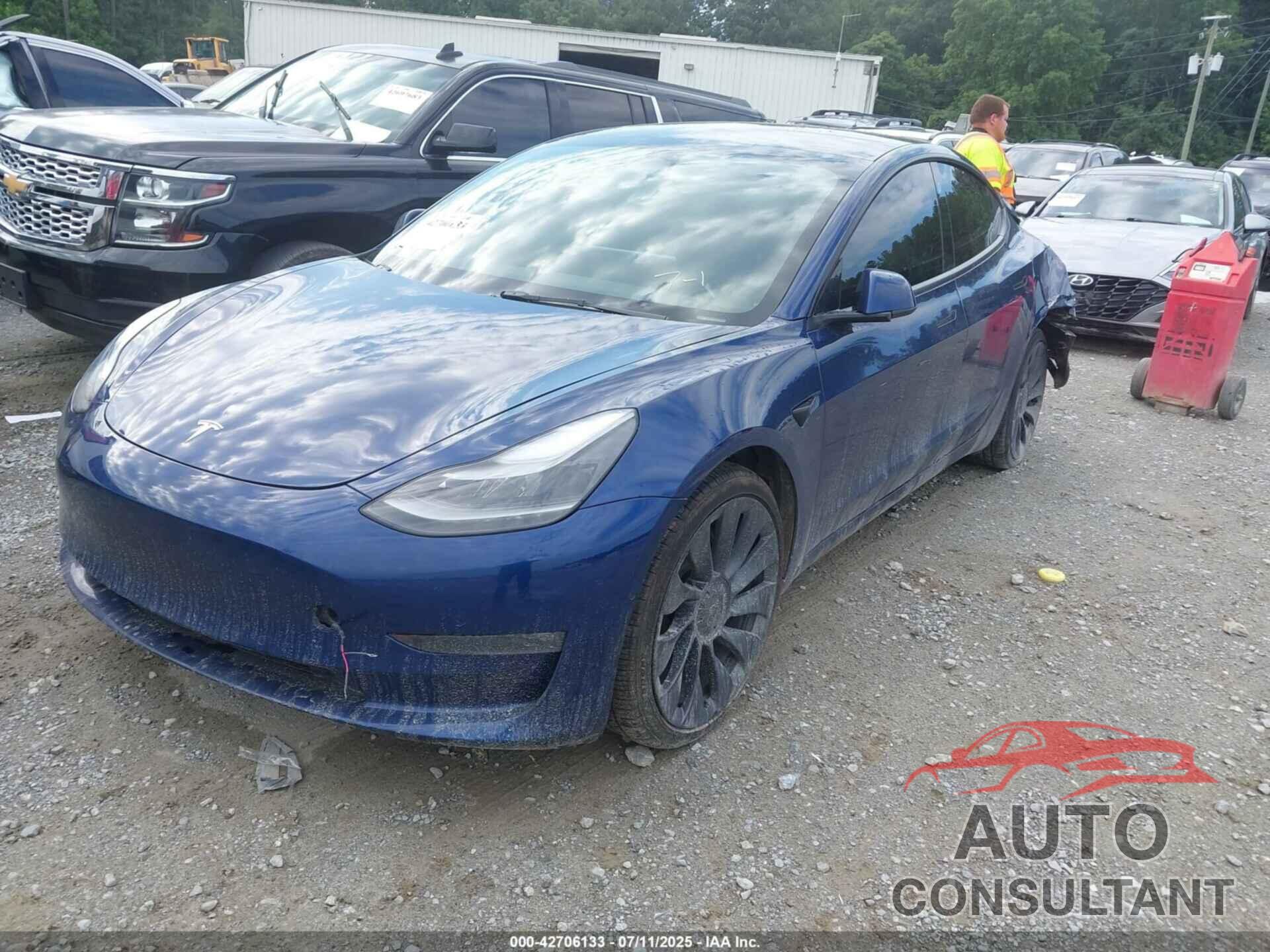 TESLA MODEL 3 2022 - 5YJ3E1EBXNF163570