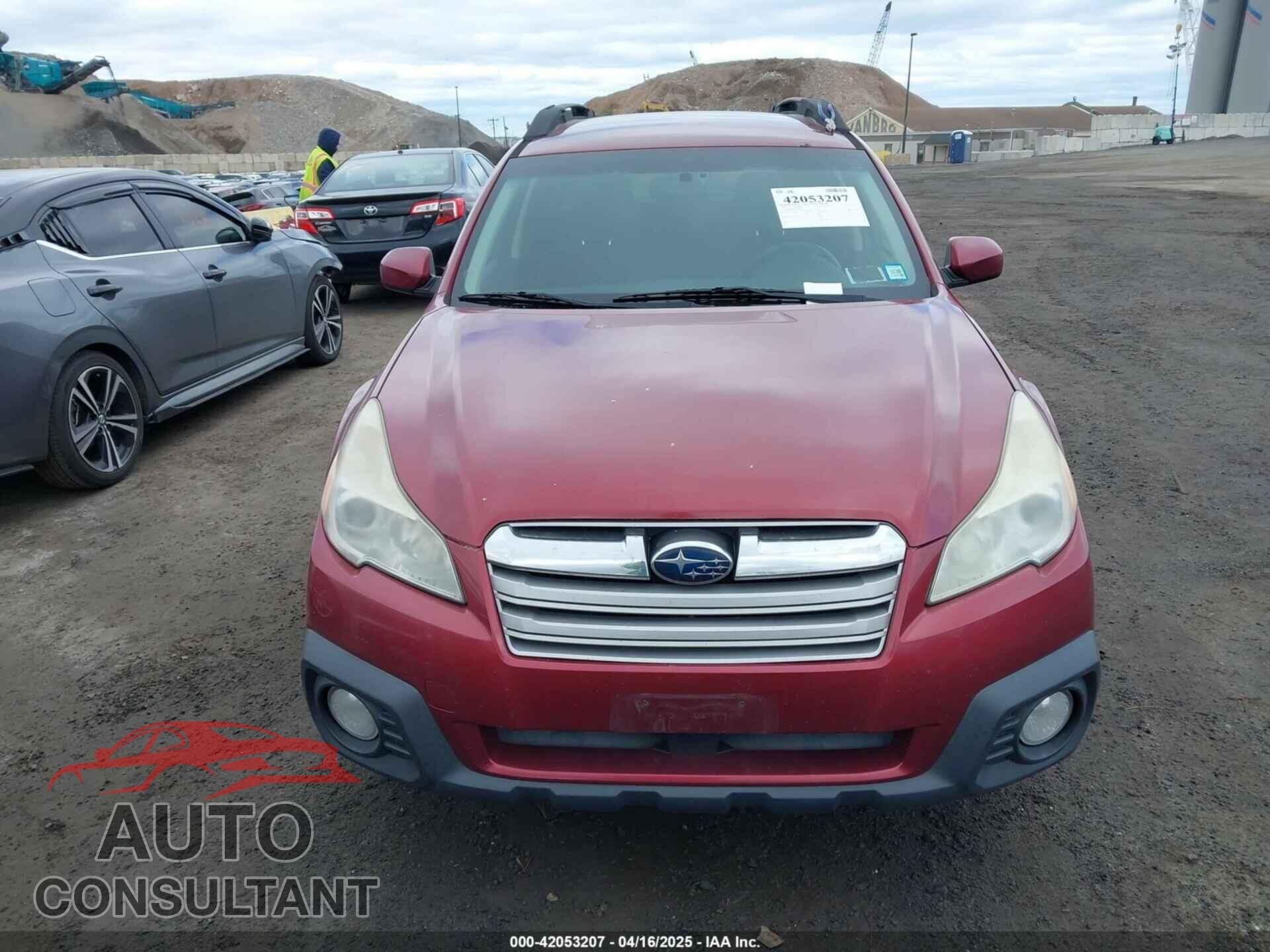 SUBARU OUTBACK 2013 - 4S4BRBCC7D3226407
