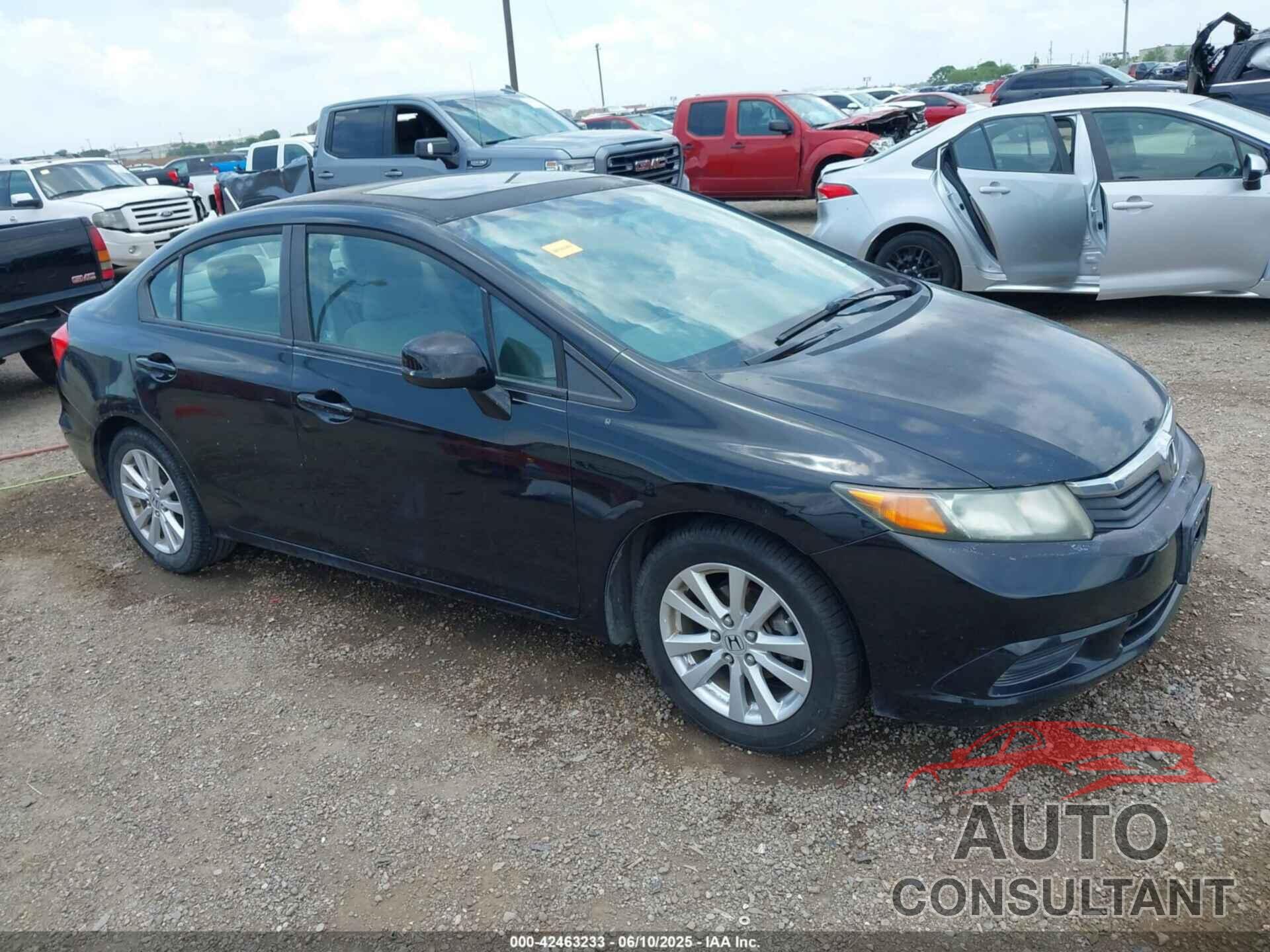HONDA CIVIC 2012 - 2HGFB2F84CH509314