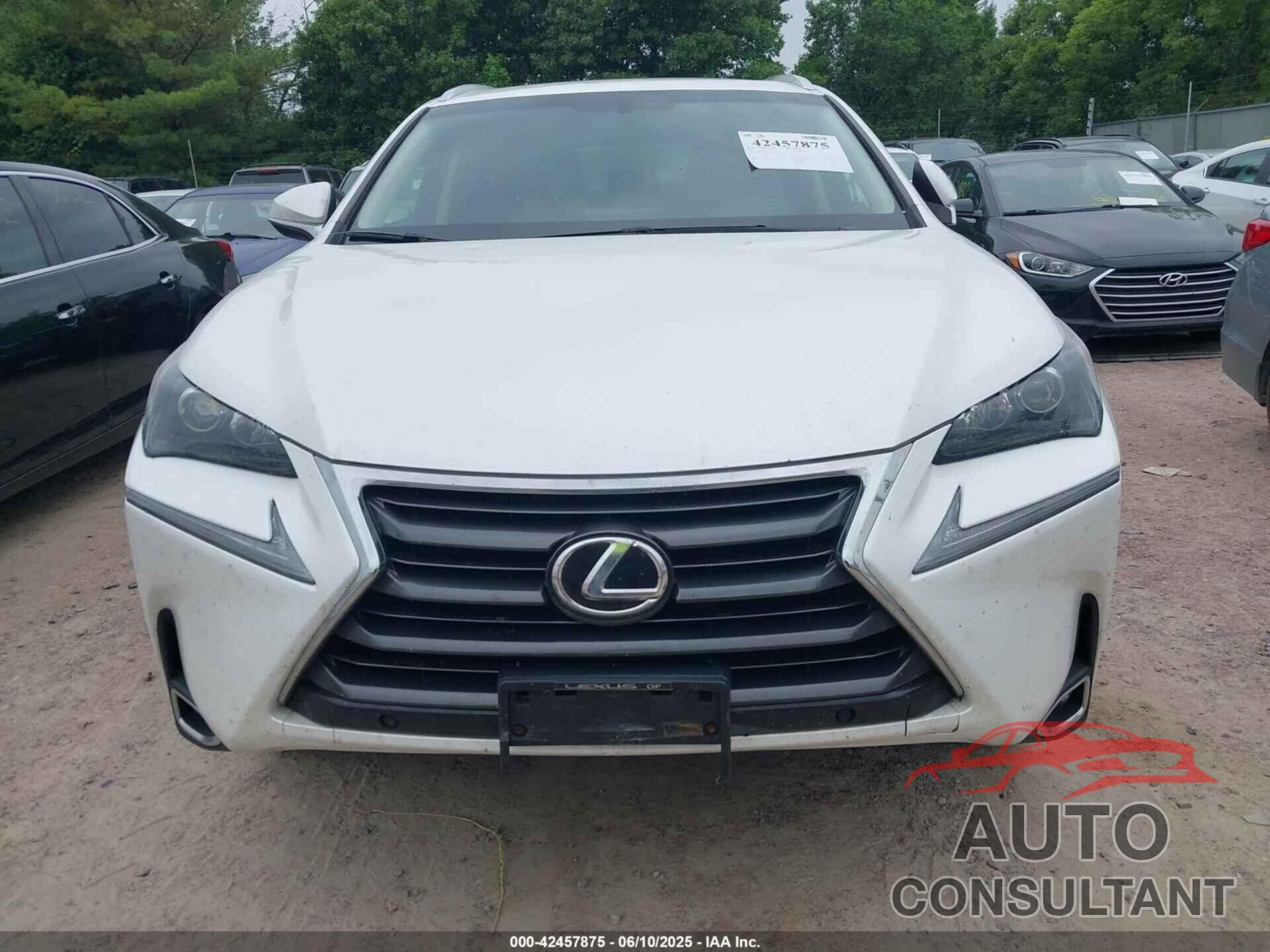 LEXUS NX 200T 2017 - JTJBARBZXH2106281