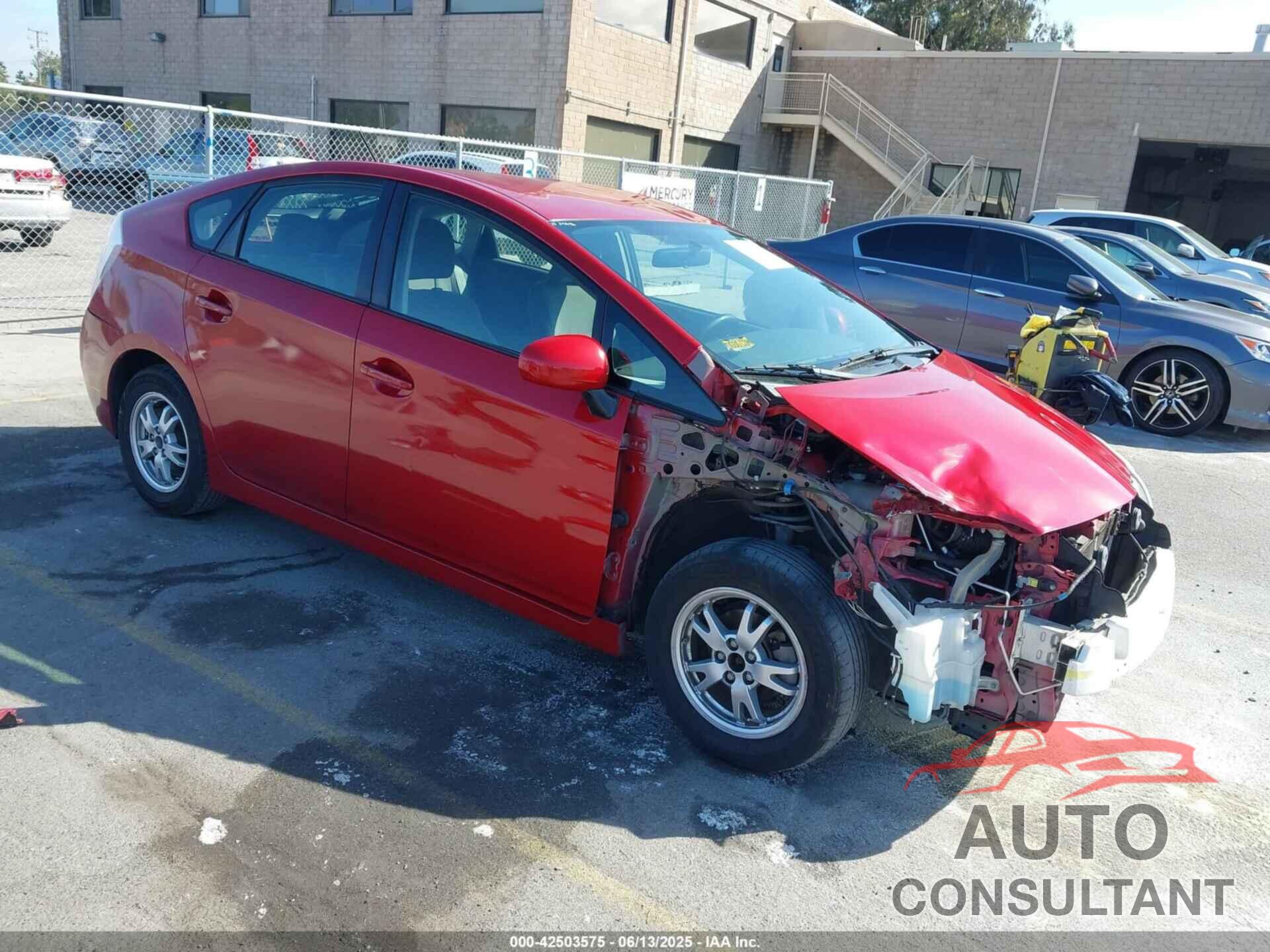 TOYOTA PRIUS 2010 - JTDKN3DU1A0098787