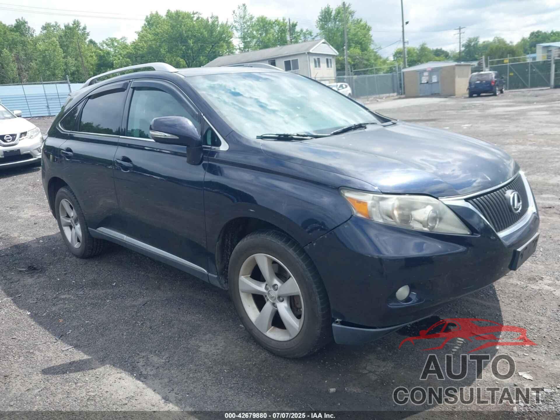 LEXUS RX 350 2010 - 2T2BK1BA0AC003031