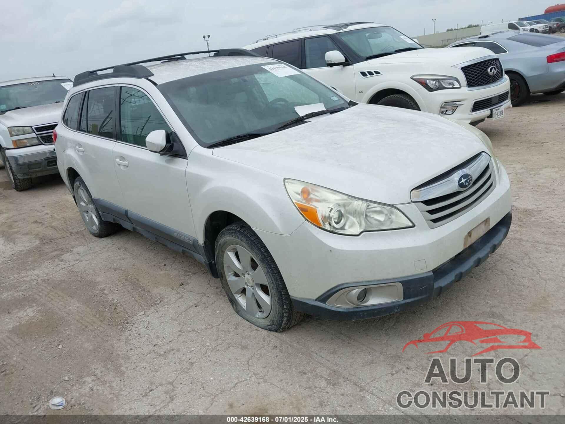 SUBARU OUTBACK 2011 - 4S4BRBCC7B3445512