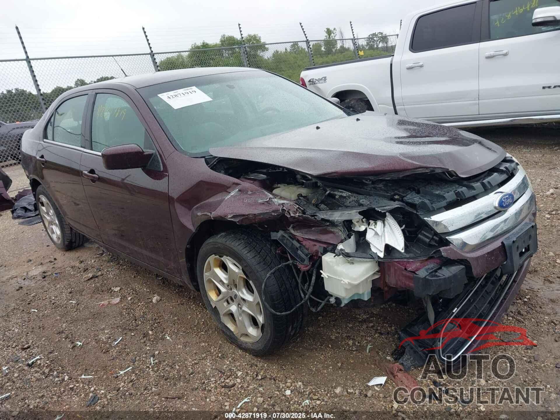 FORD FUSION 2011 - 3FAHP0HA3BR288083