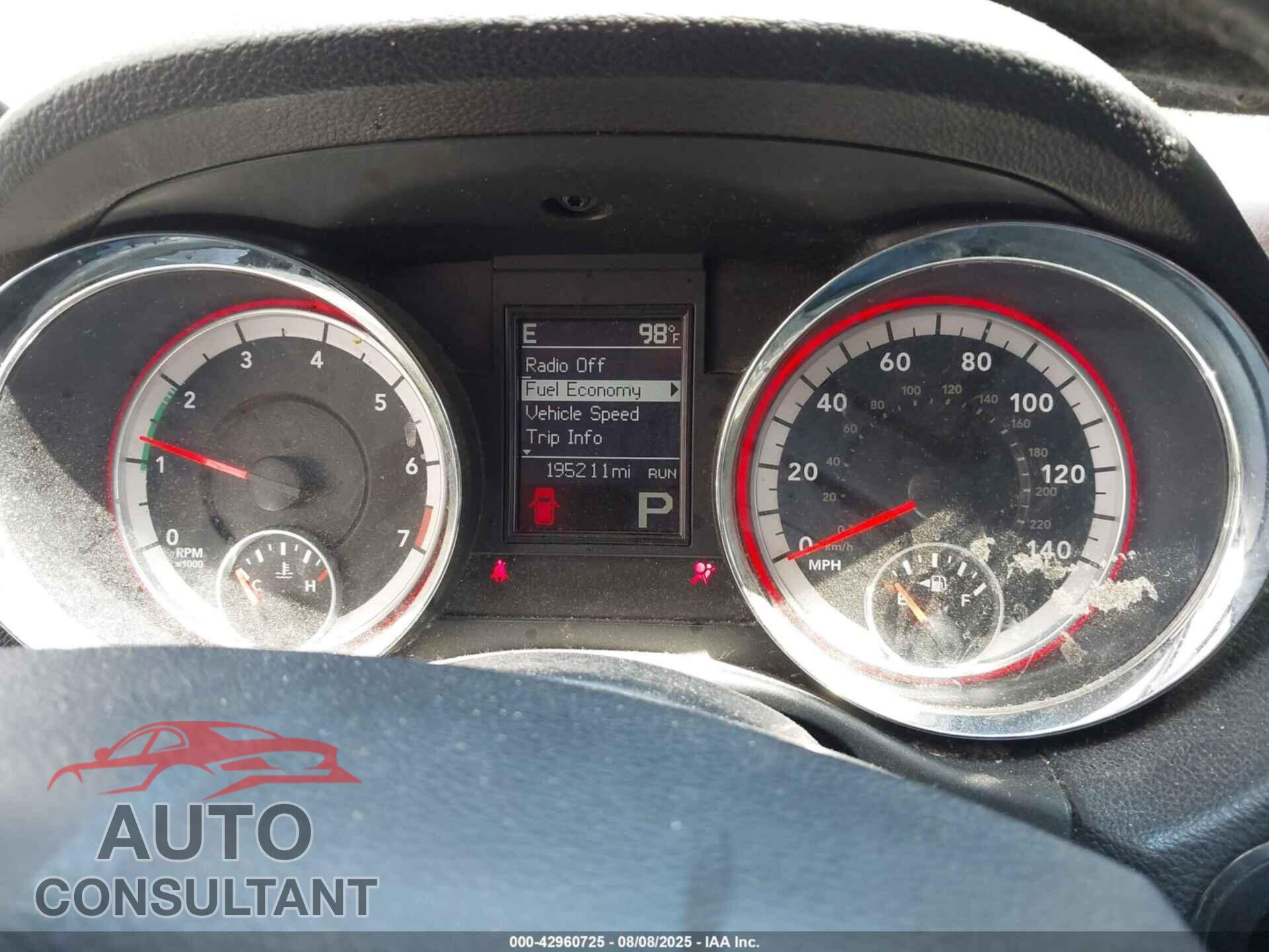 DODGE DURANGO 2013 - 1C4RDJAG7DC614173