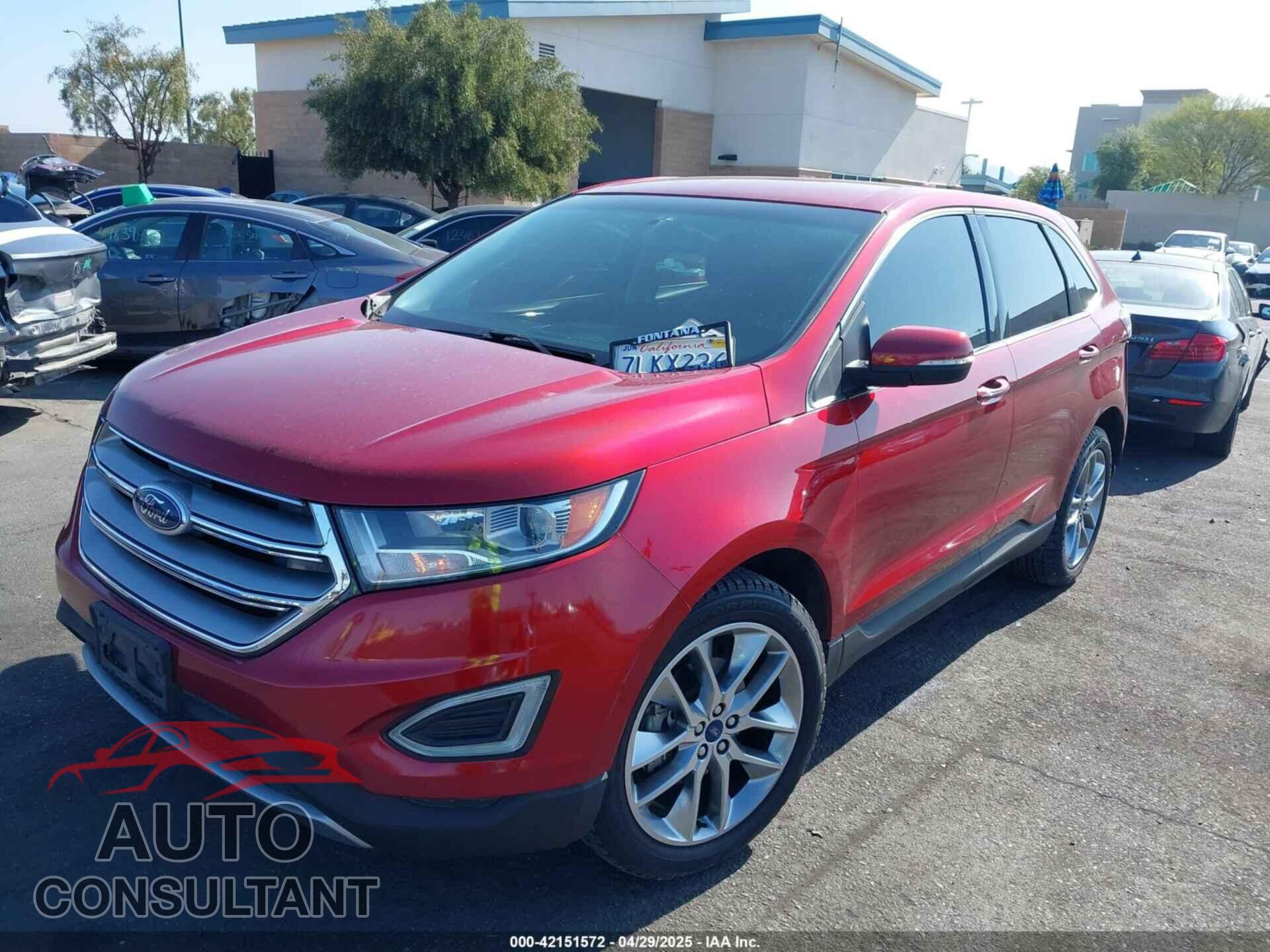 FORD EDGE 2015 - 2FMTK3K92FBB61022