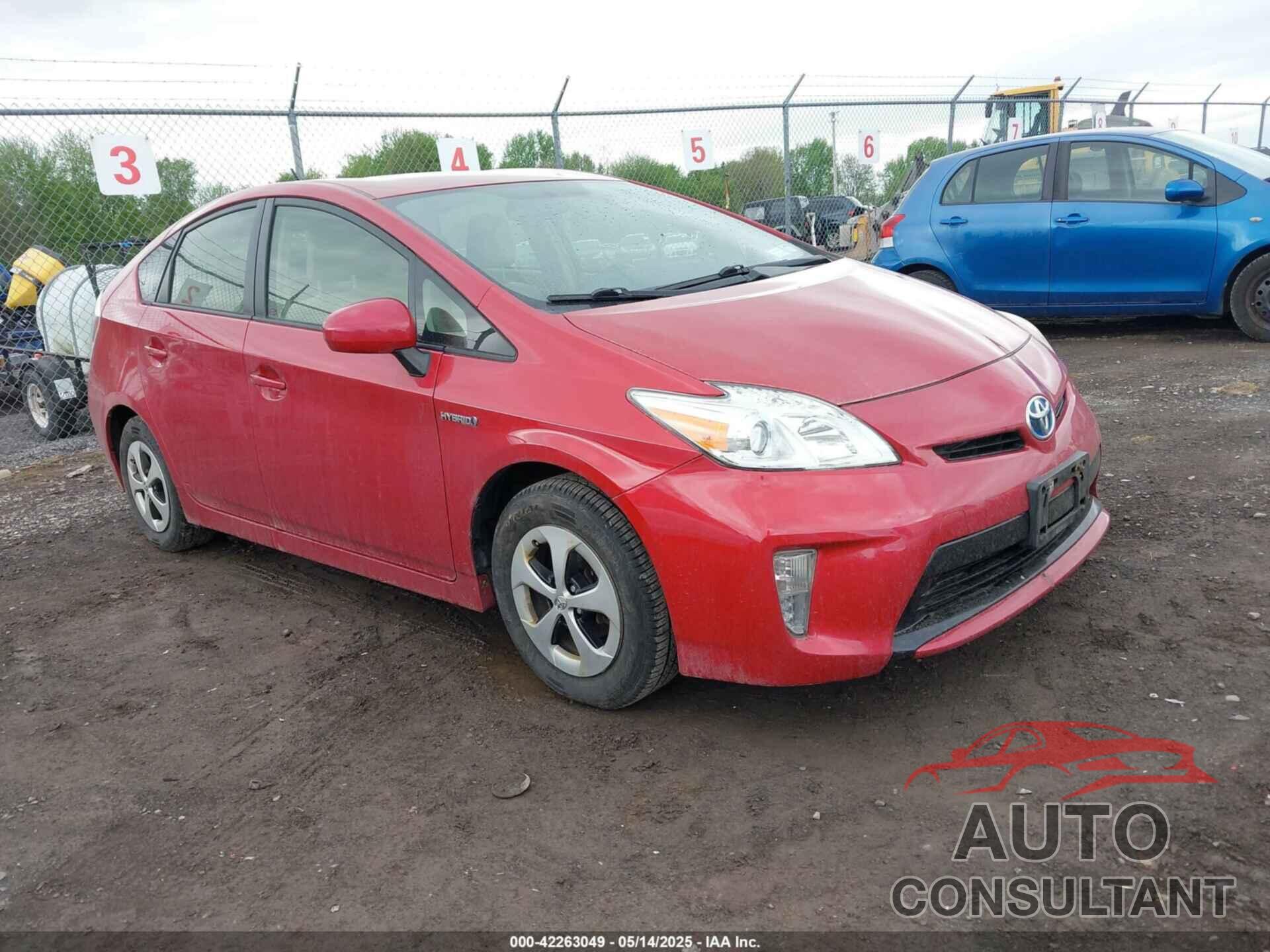 TOYOTA PRIUS 2012 - JTDKN3DU9C1605965