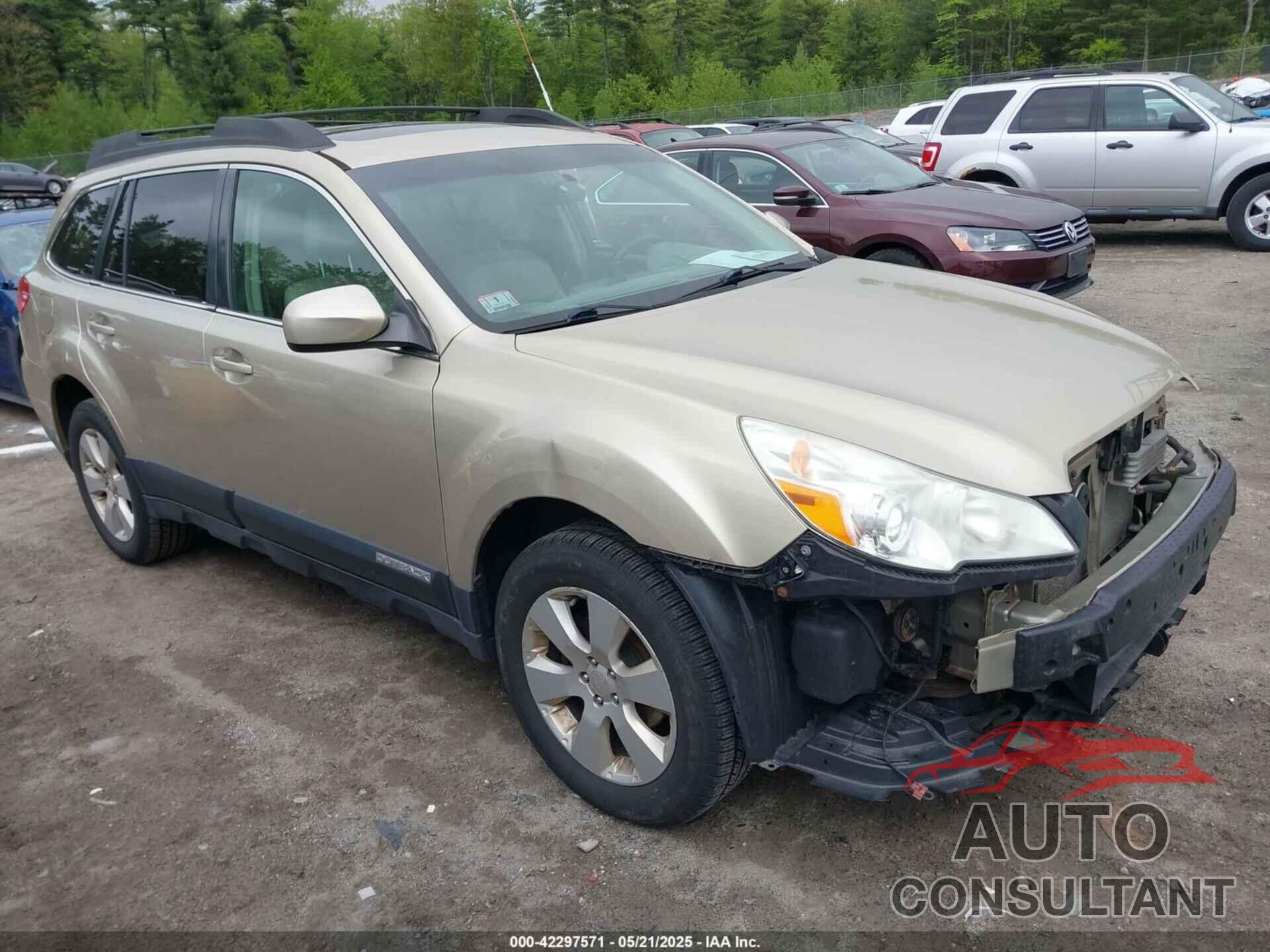SUBARU OUTBACK 2010 - 4S4BRBKC4A3338787