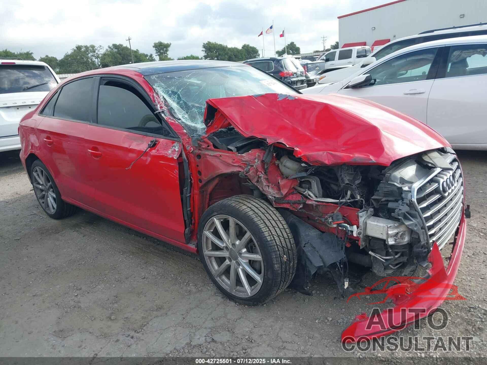 AUDI A3 2016 - WAUA7GFF5G1007872