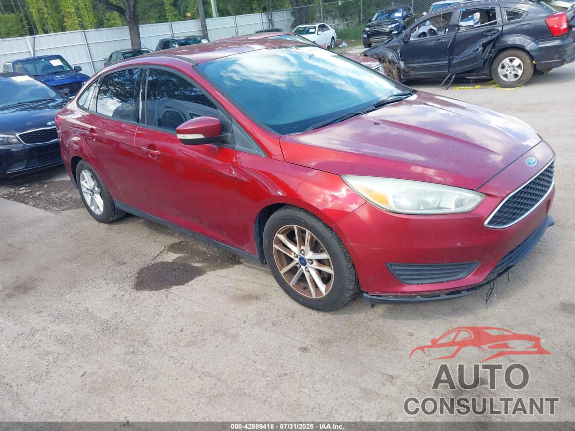 FORD FOCUS 2016 - 1FADP3F28GL236546