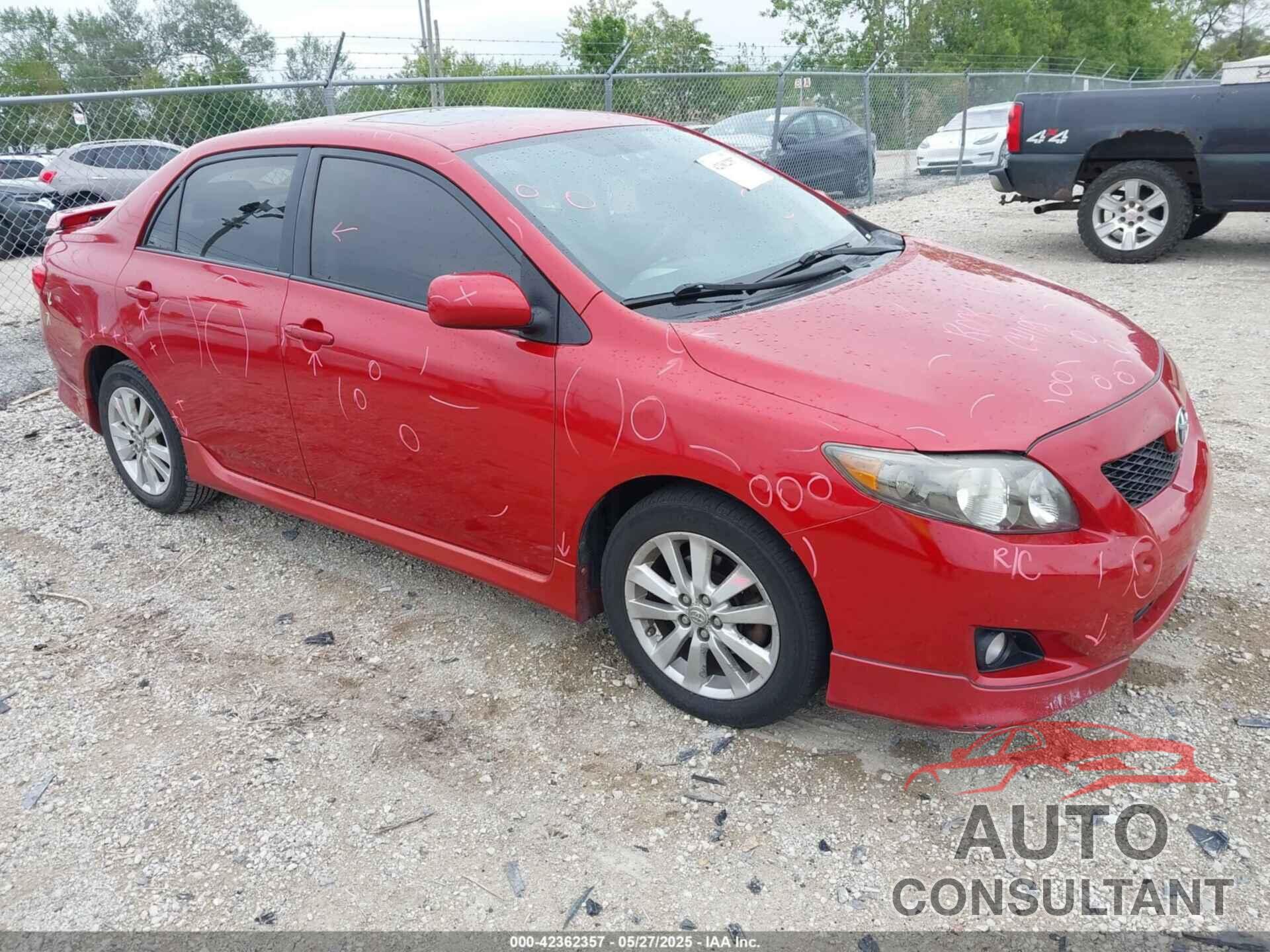 TOYOTA COROLLA 2010 - 1NXBU4EE0AZ170499
